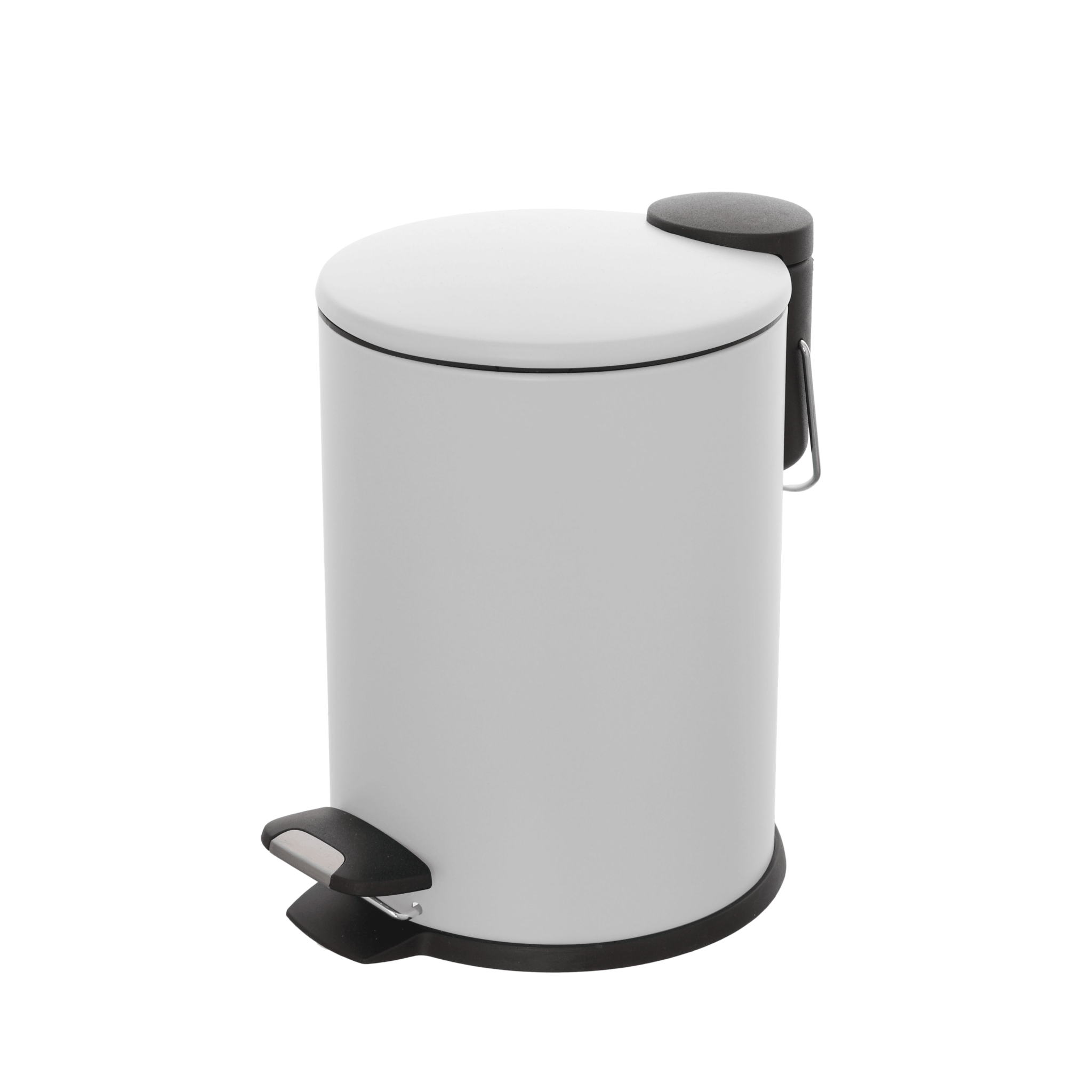 Pattumiera Bagno Con Pedale 3L Feridras "Cover Slim" Bianco - Dabicasa