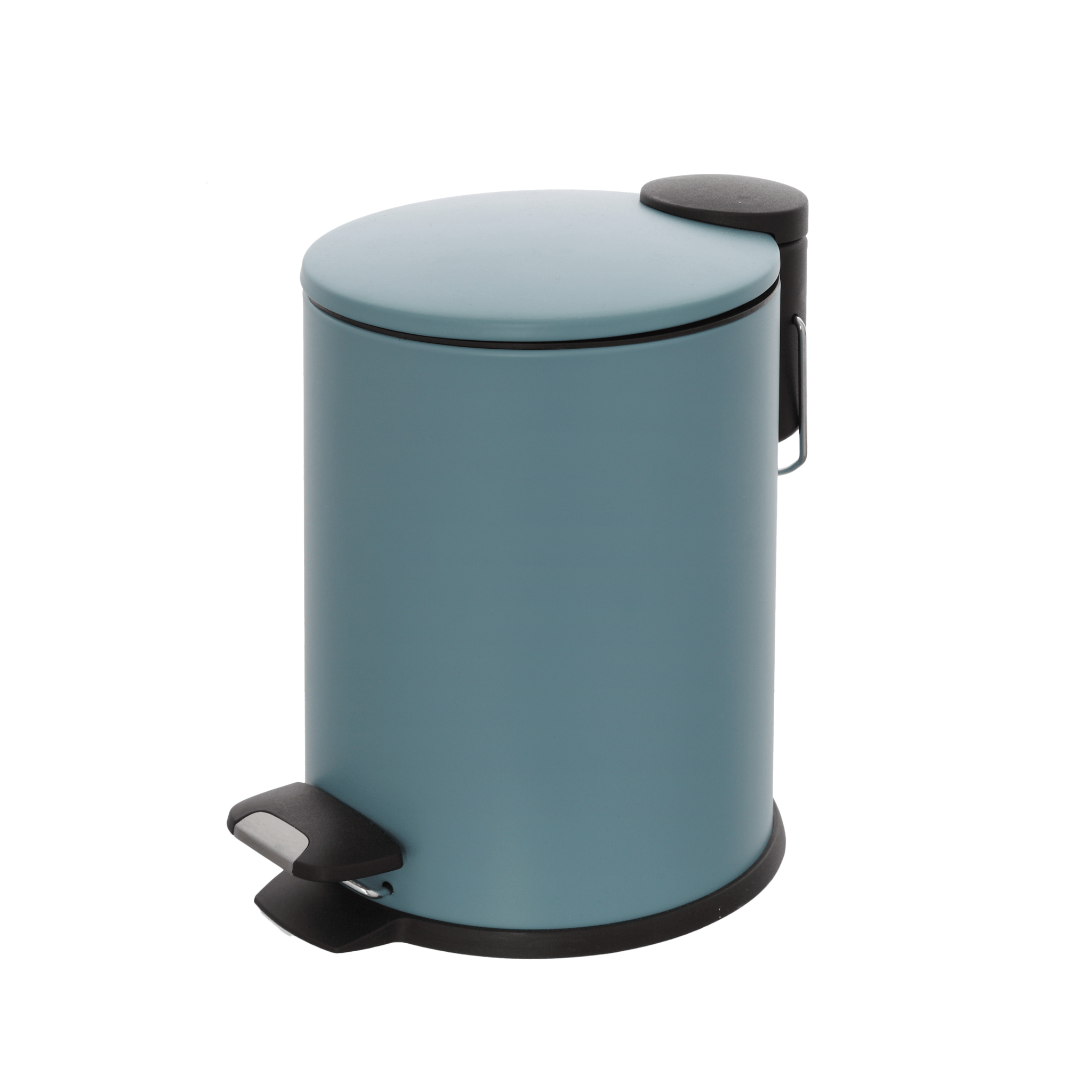 Pattumiera Bagno Con Pedale 3L Feridras "Cover Slim" Blu Pastello - Dabicasa