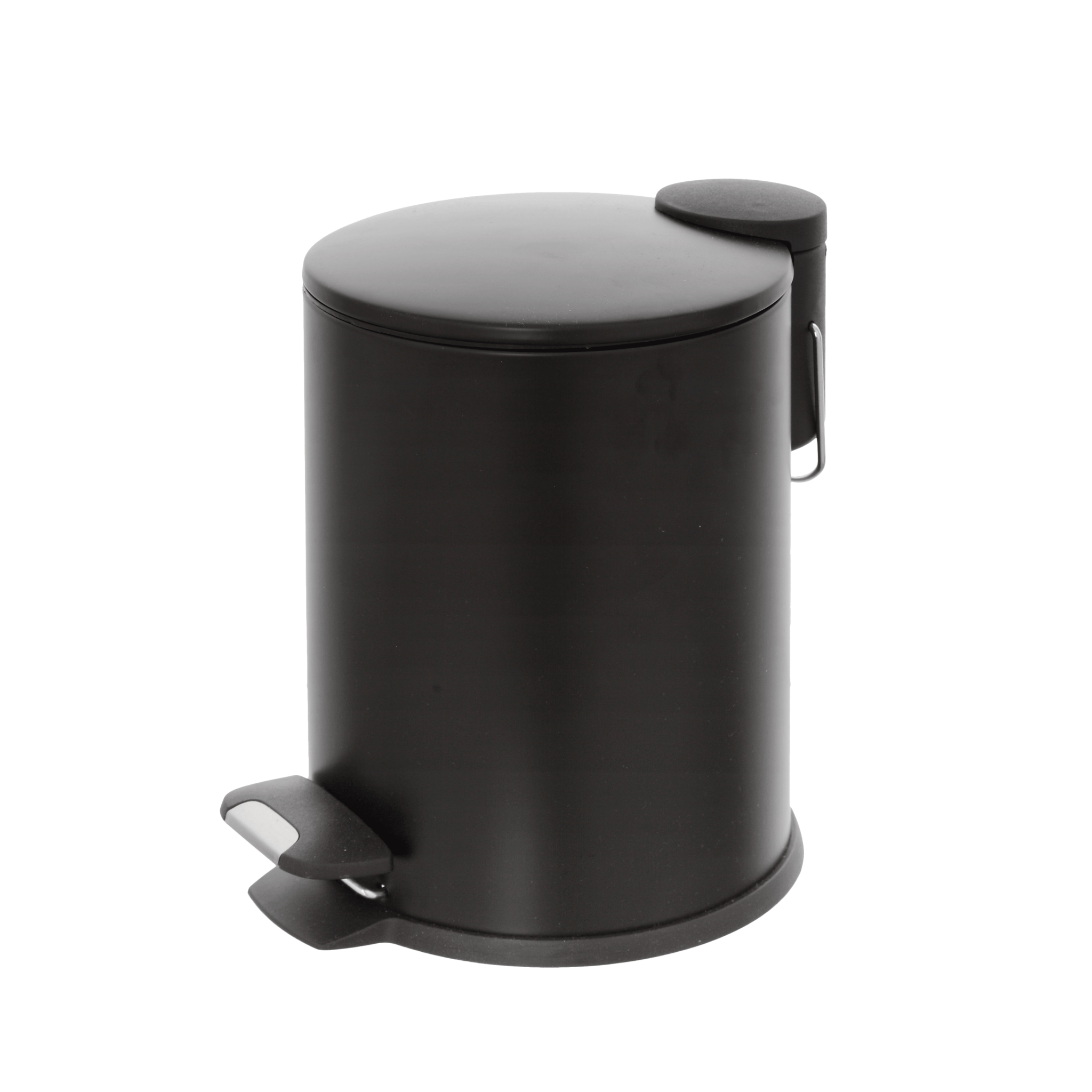 Pattumiera Bagno Con Pedale 3L Feridras "Cover Slim" Nero - Dabicasa