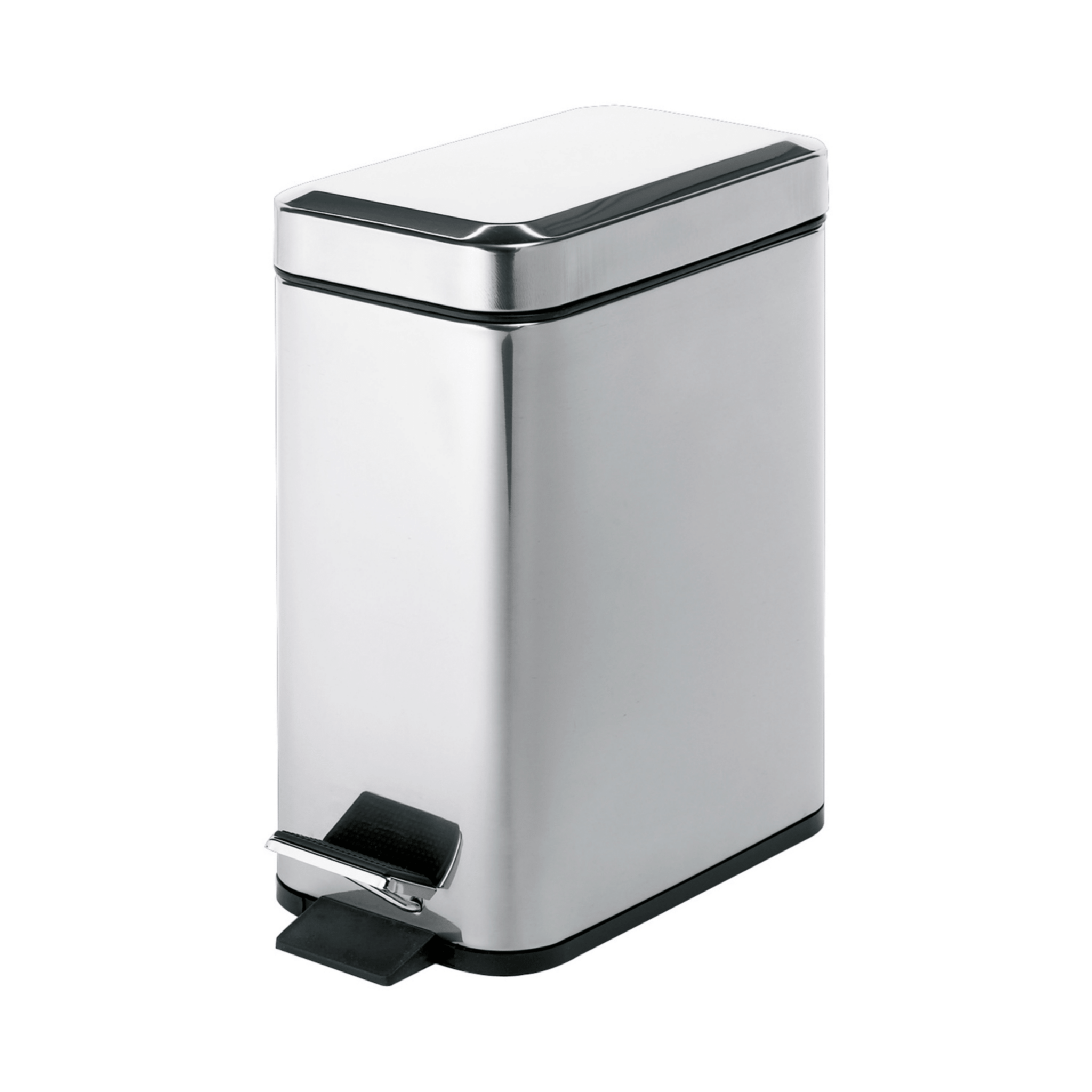 Pattumiera Bagno Con Pedale 5 Lt Gedy "Argenta" Cromo Lucido - Dabicasa