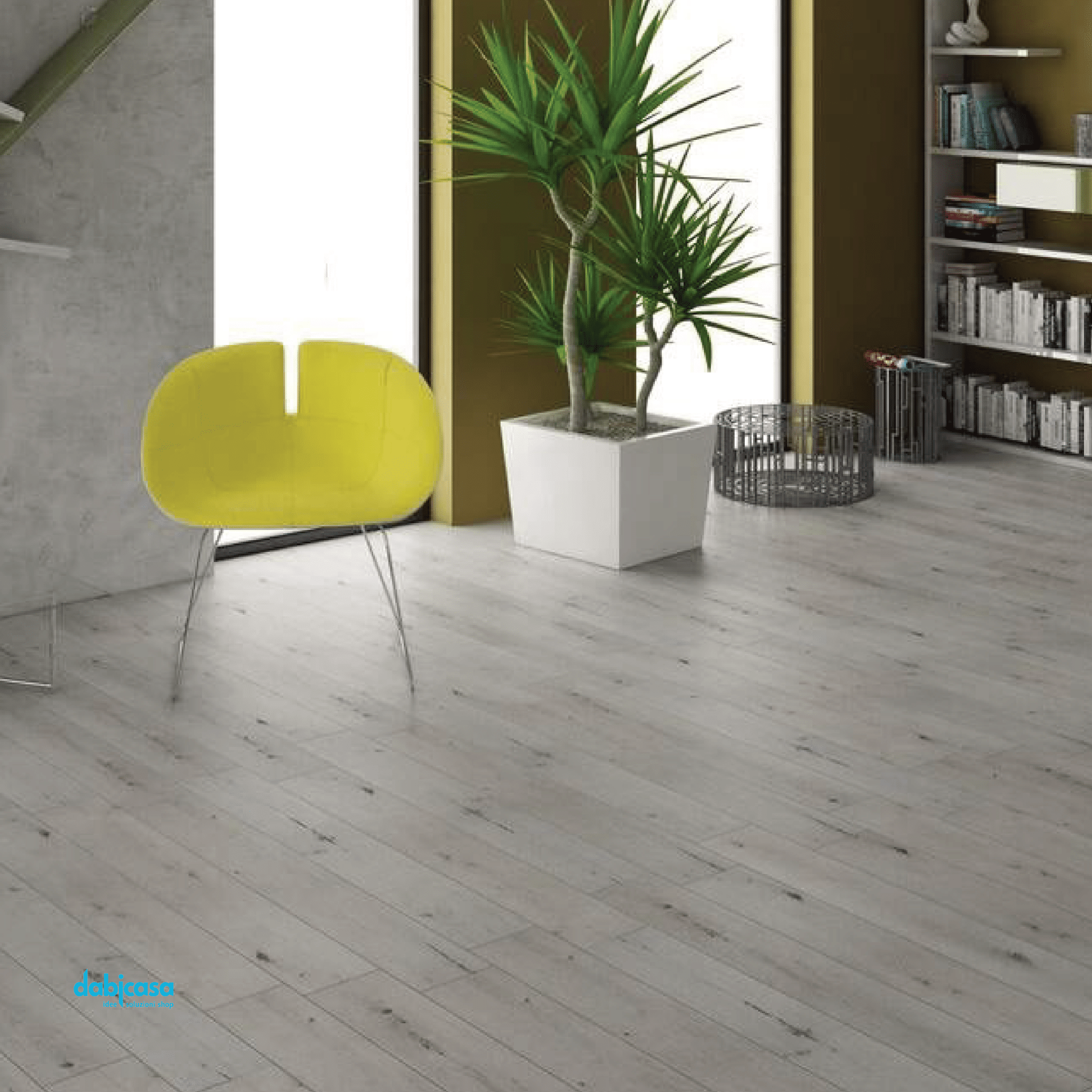 Pavimenti in SPC "Strong Floor Evo" Rovere Artico 152,4x18 - Dabicasa