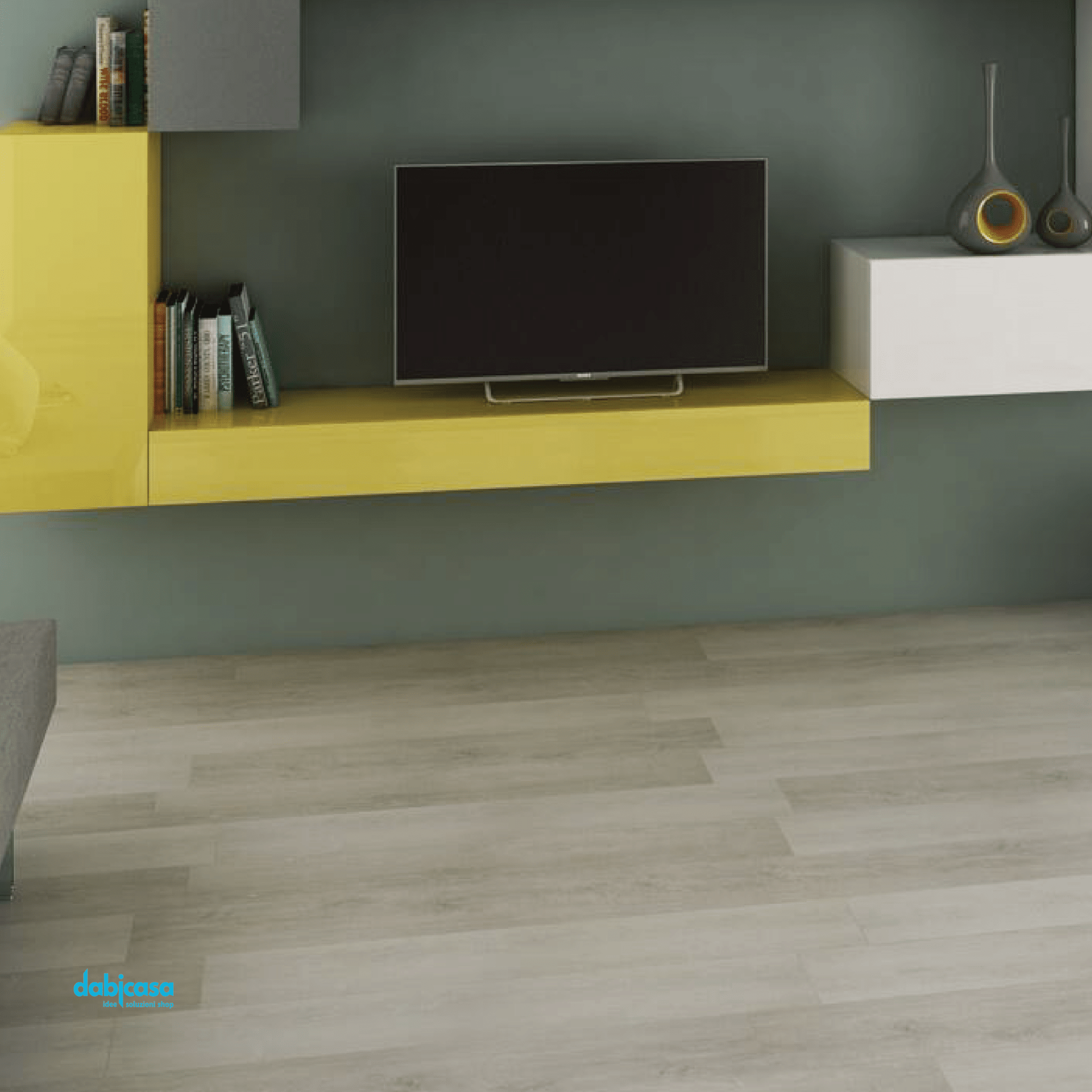 Pavimenti in SPC "Strong Floor Evo" Rovere Dakota 122,1x18,2 - Dabicasa