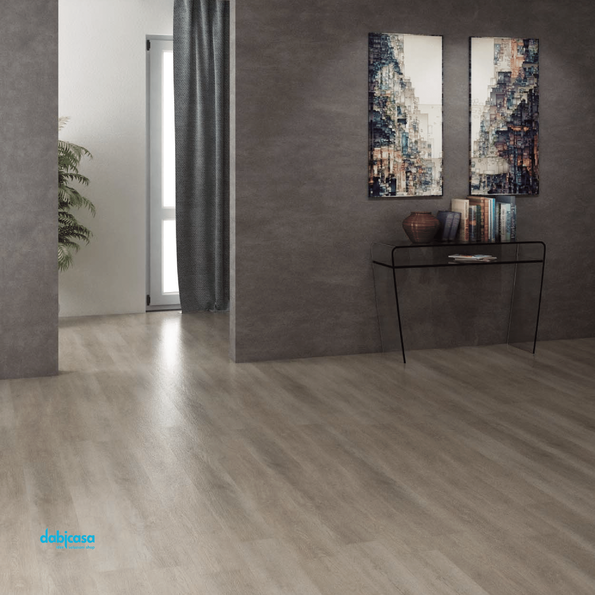 Pavimenti in SPC "Strong Floor Plus Rovere Alabama 152,4x18 - Dabicasa