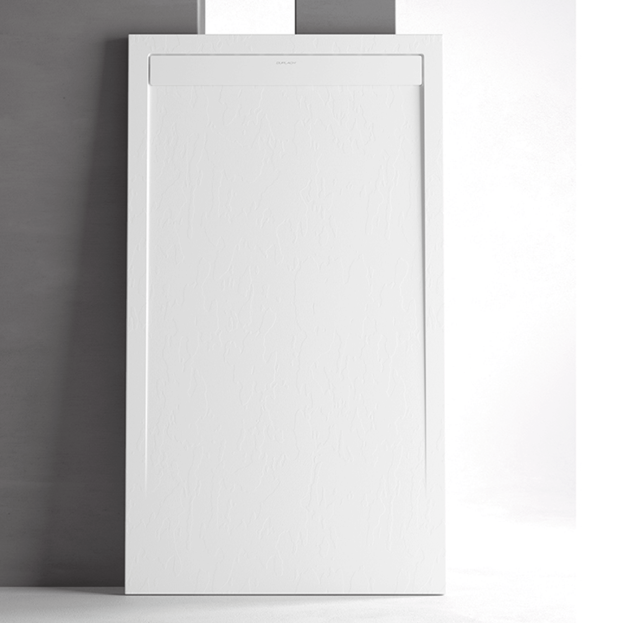 Piatto Doccia 70x140 Effetto Pietra Duplach "Smart" Bianco - Dabicasa