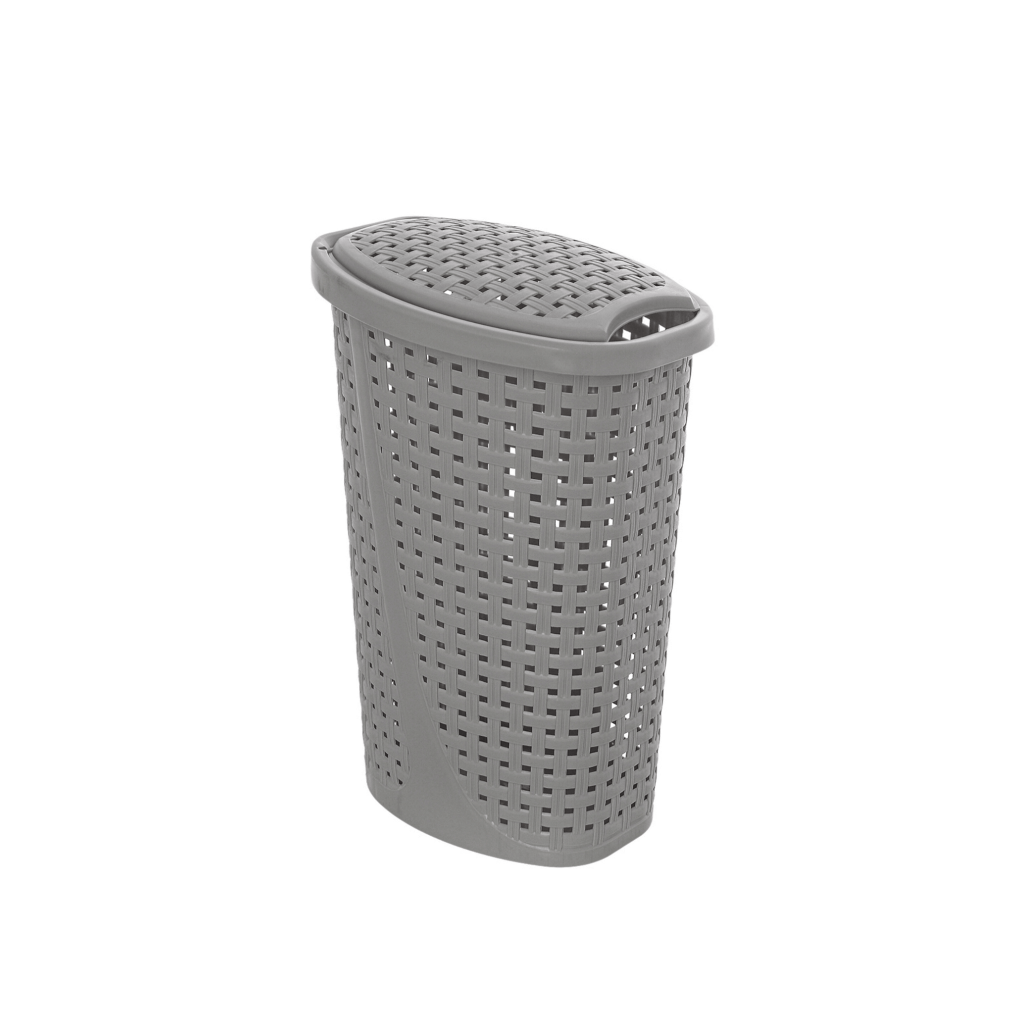 Portabiancheria Salvaspazio 45 Lt Feridras "Slim" Grigio - Dabicasa