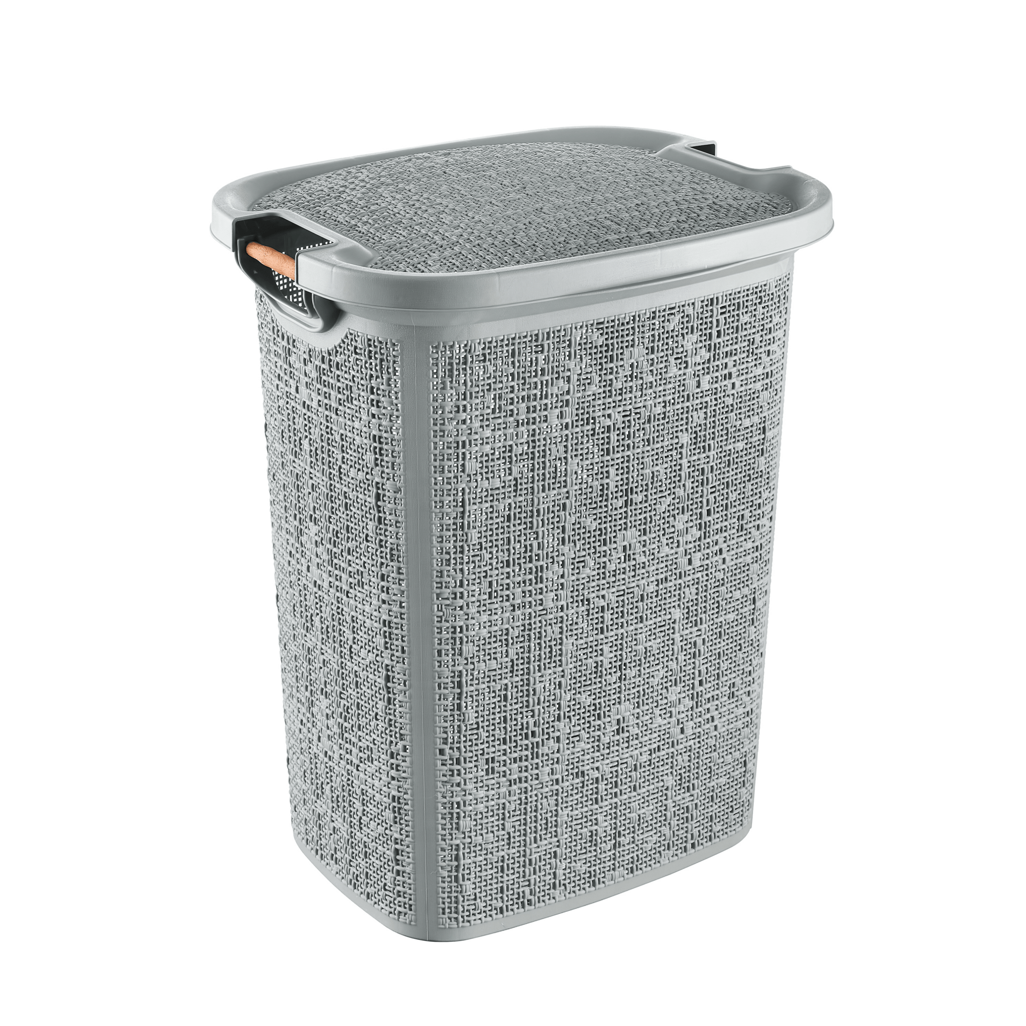 Portabiancheria Salvaspazio 60 Lt Feridras "Canvas" Grigio - Dabicasa