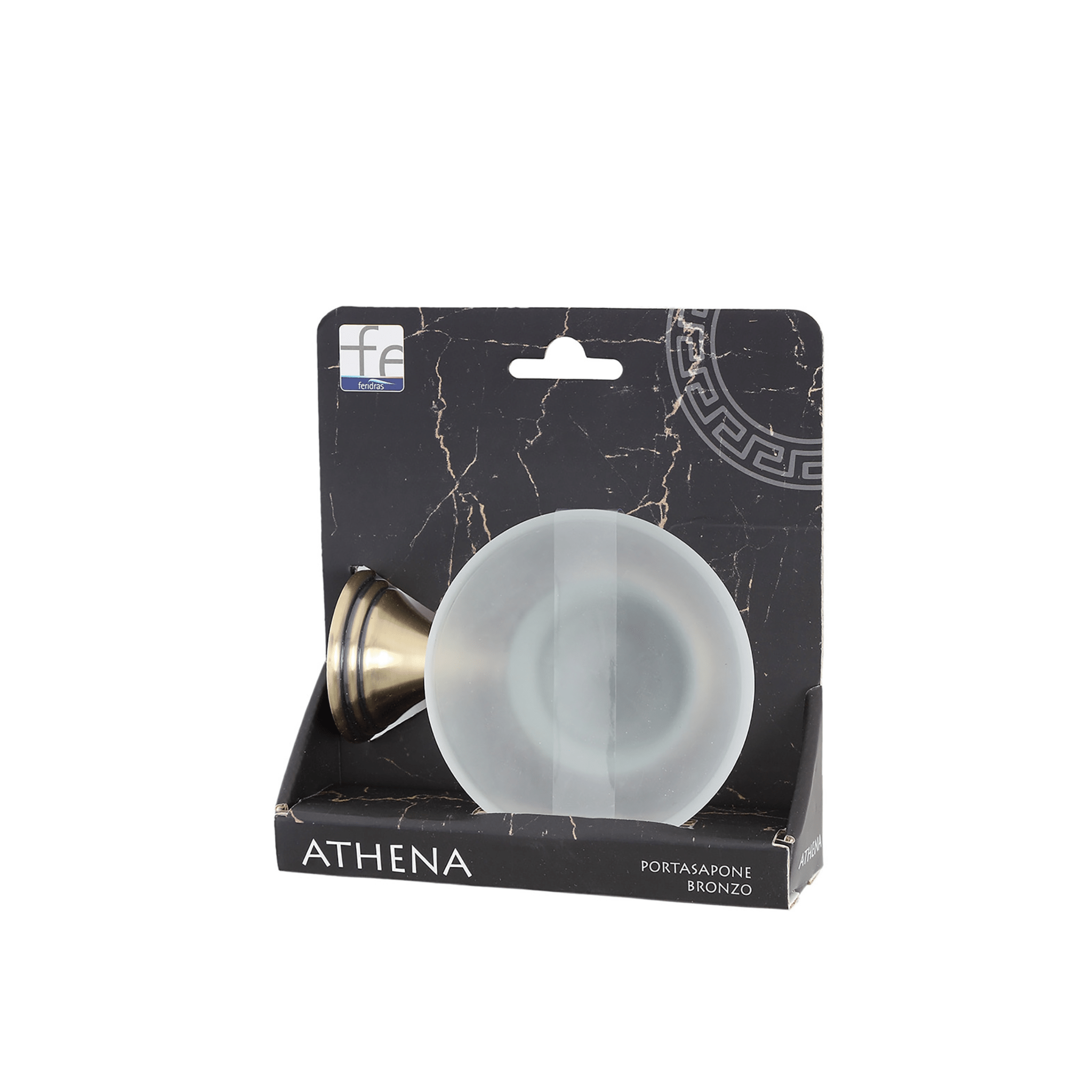 Portasapone a Parete Feridras "Athena" Bronzo - Dabicasa