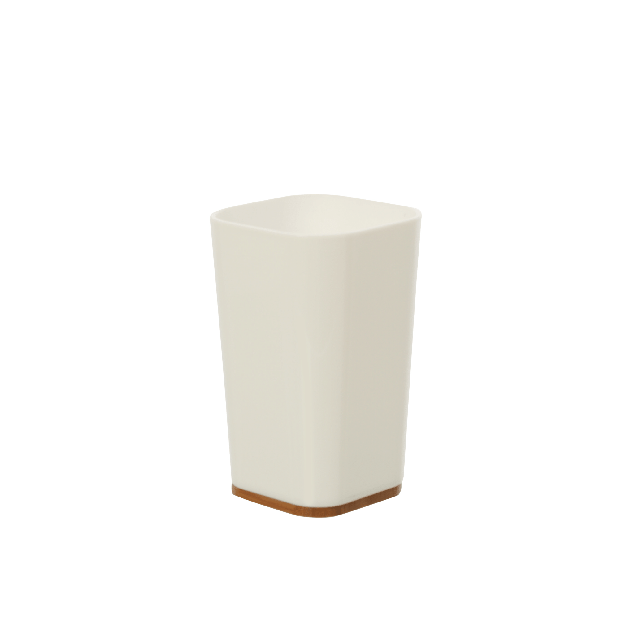 Portaspazzolino D'Appoggio Feridras "Bamboo" Bianco - Dabicasa
