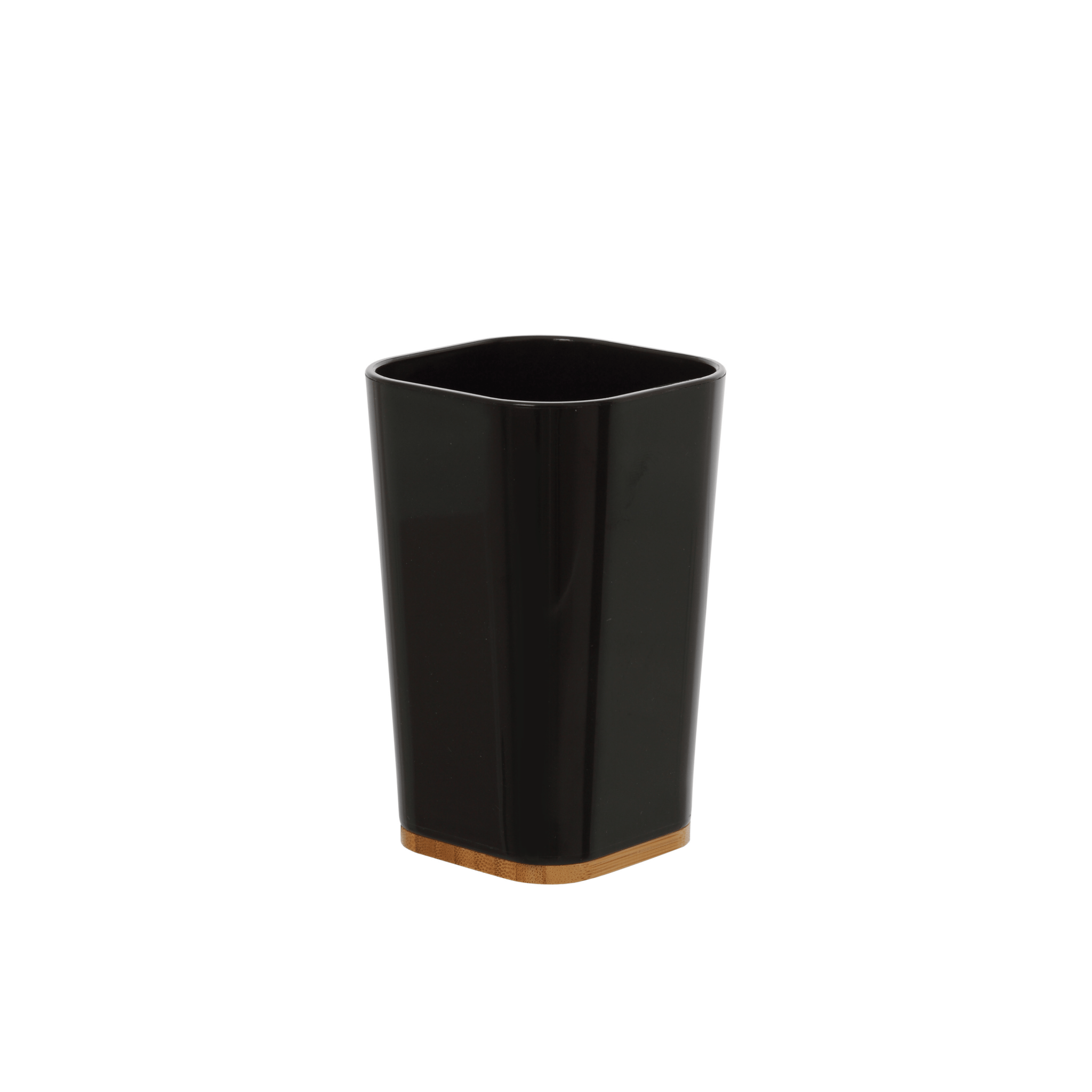 Portaspazzolino D'Appoggio Feridras "Bamboo" Nero - Dabicasa