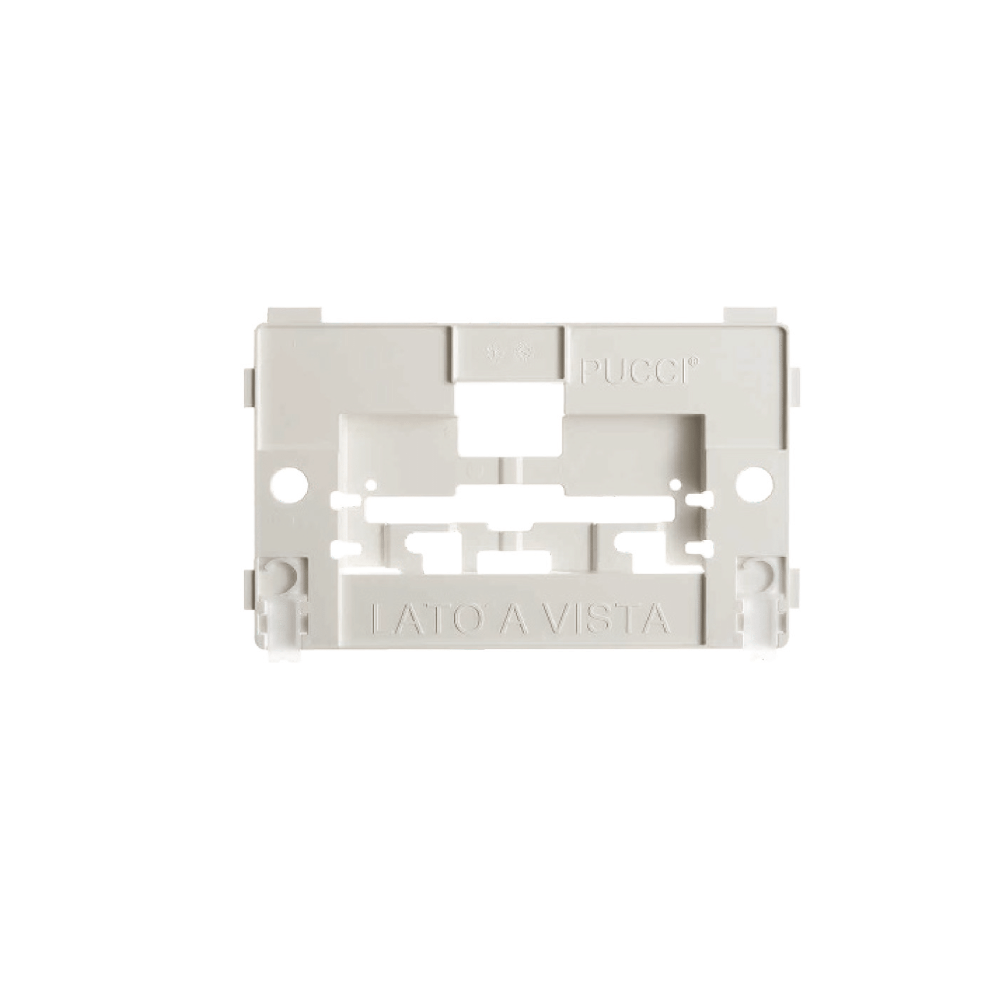 Pucci "Eco Rinnova" Placca Di Azionamento Doppio Tasto Bianco Da 4,7 mm - Dabicasa