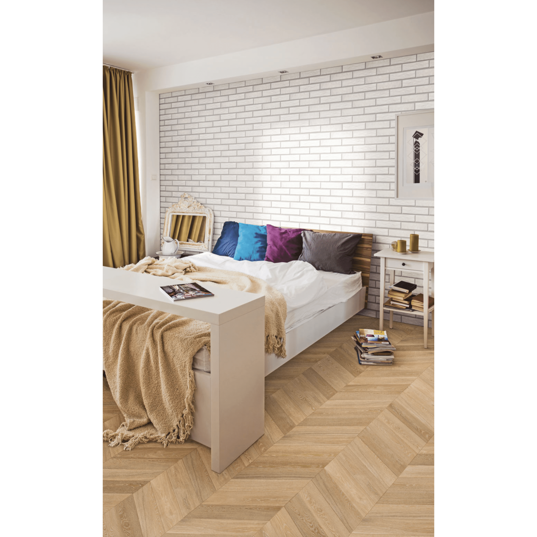 Ragno Rettificato 11x54 "Woodchoice" Chevron Sugar - Dabicasa