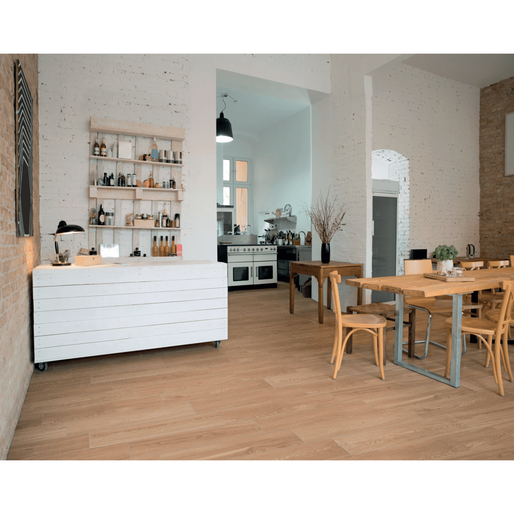 Ragno Rettificato 20x120 "Woodsoft" Beige Scuro - Dabicasa