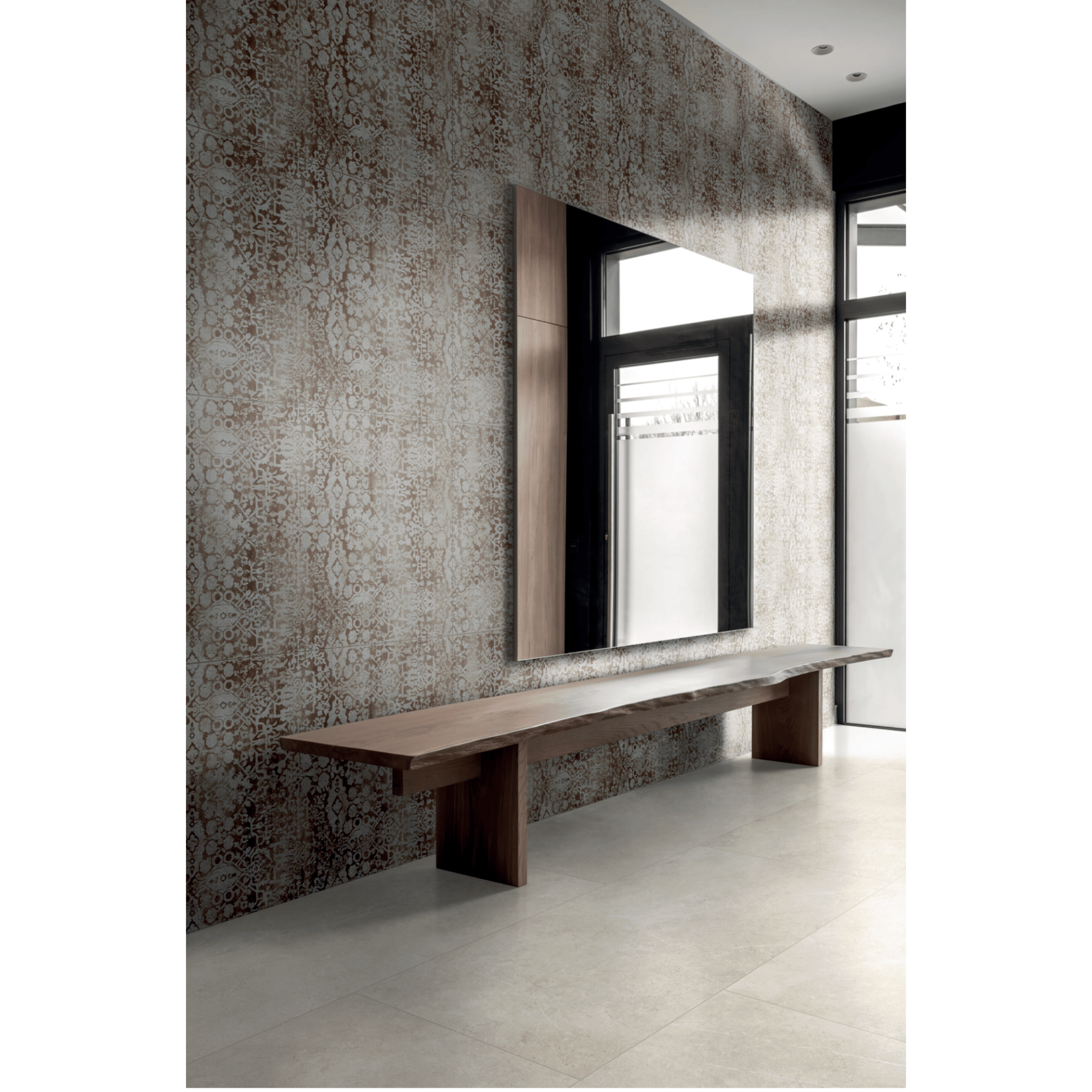 Ragno Rettificato 75x150 Cm "Realstone_Argent" Avorio - Dabicasa