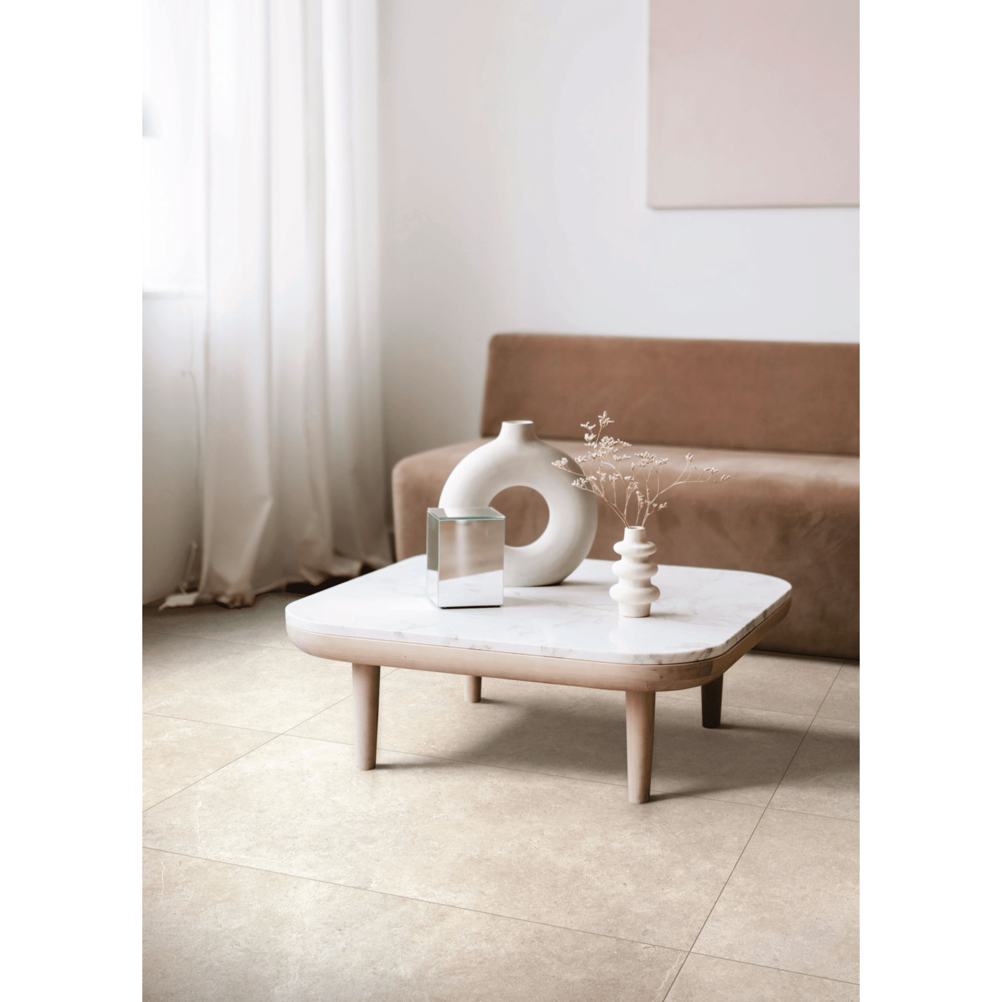 Ragno Rettificato 75x150 Cm "Realstone_Argent" Sabbia - Dabicasa