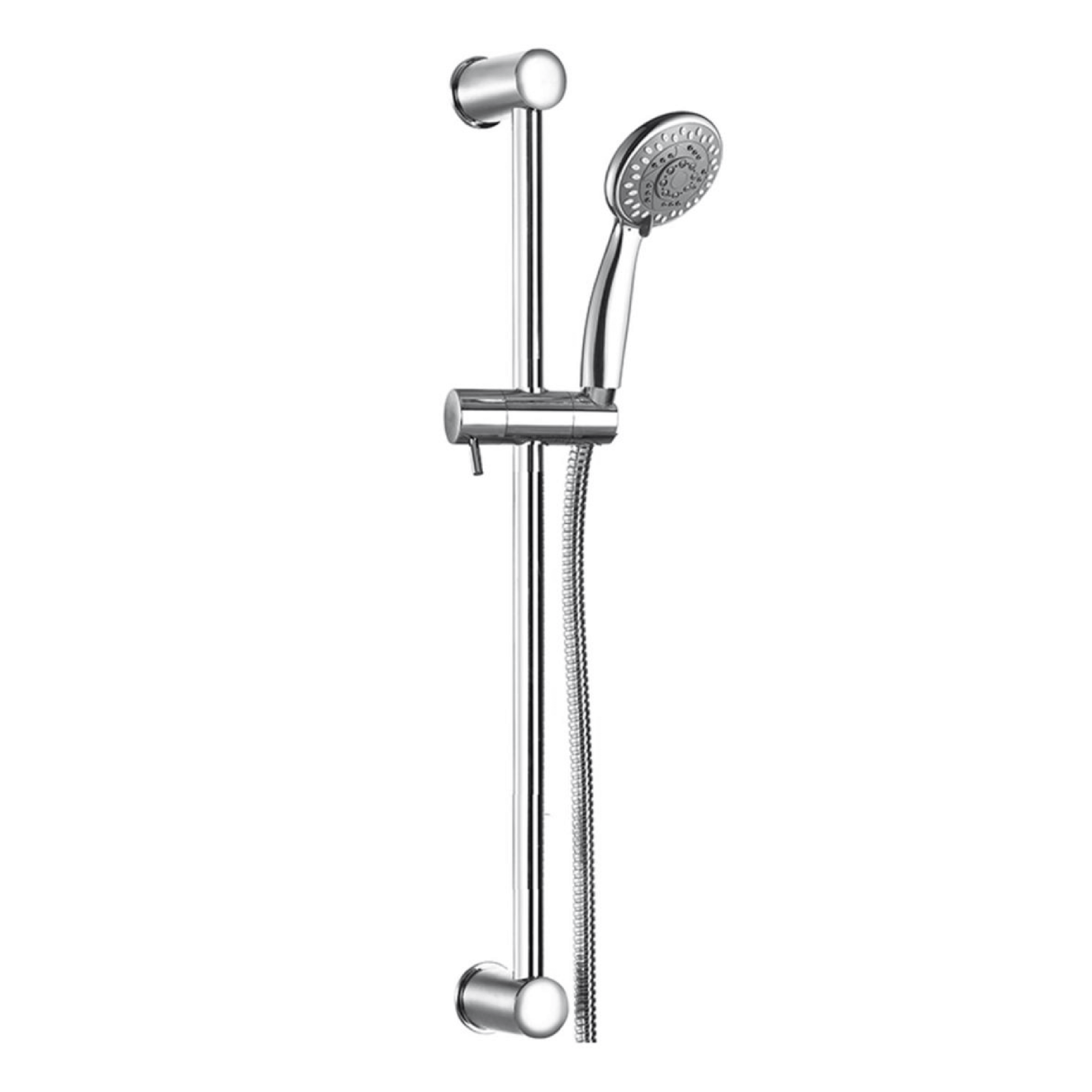 Saliscendi Doccia Tondo Regolabile 60 Cm Teorema Rubinetteria "T - Line" Cromo Lucido - Dabicasa