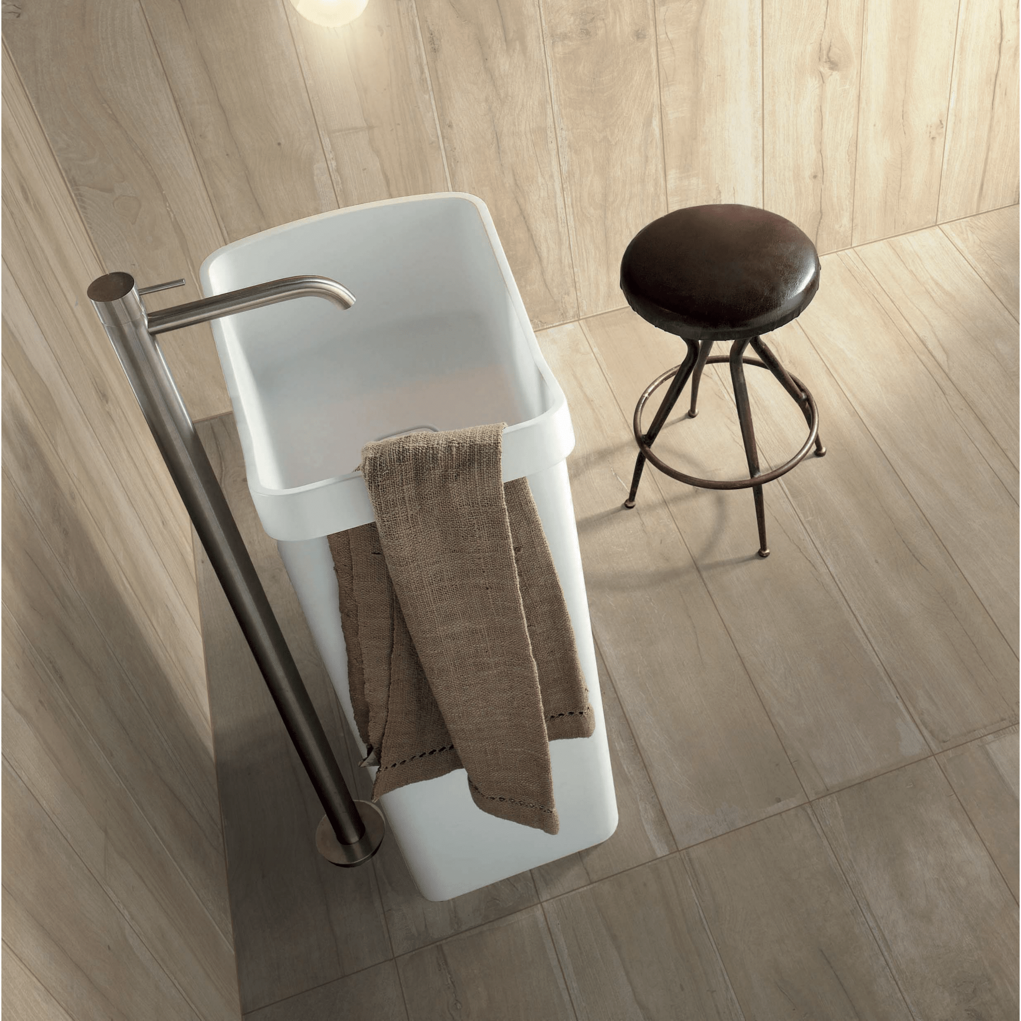 Savoia Italia Rettificato 20x120 Cm "Savage" Almond - Dabicasa