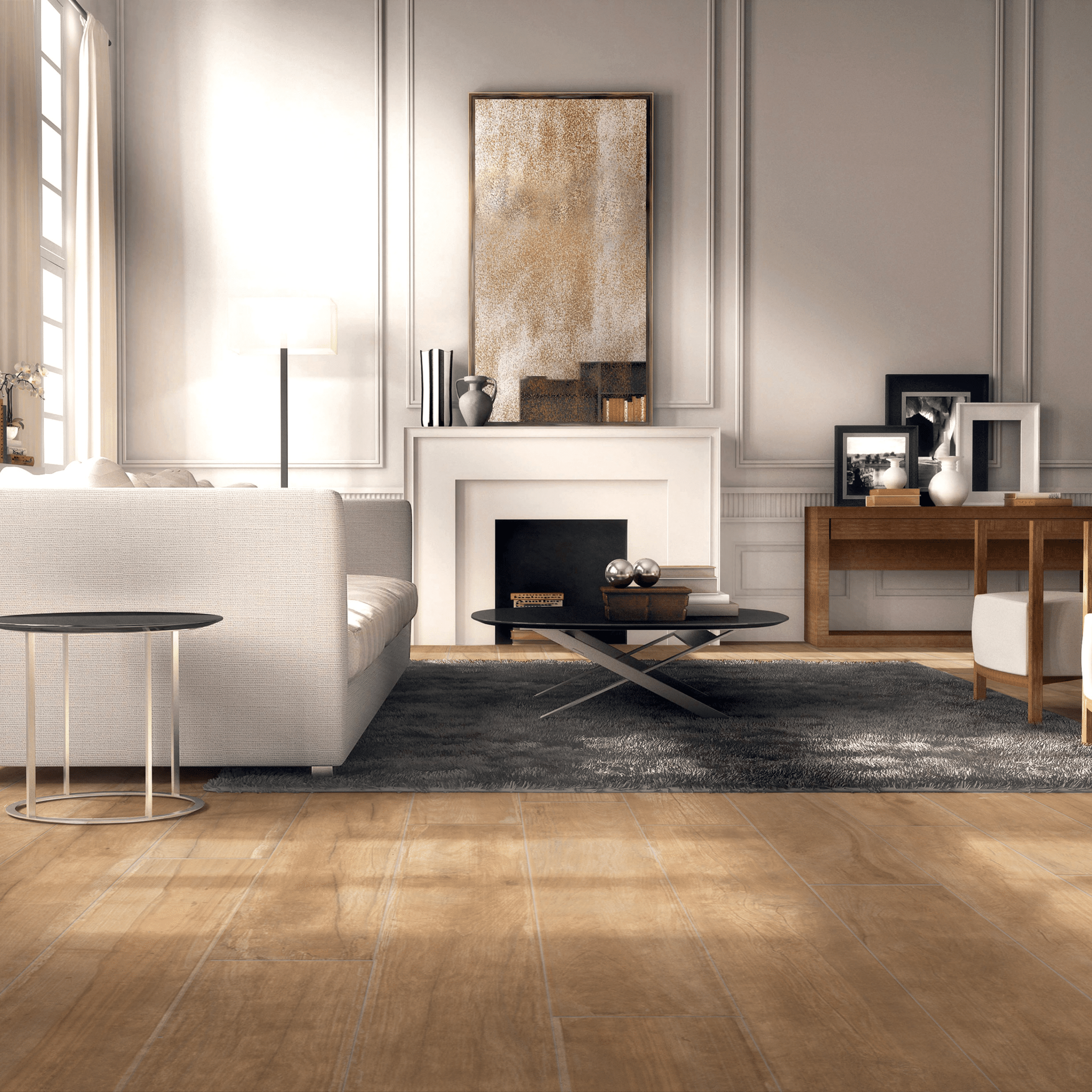 Savoia Italia Rettificato 20x120 Cm "Savage" Caramel - Dabicasa