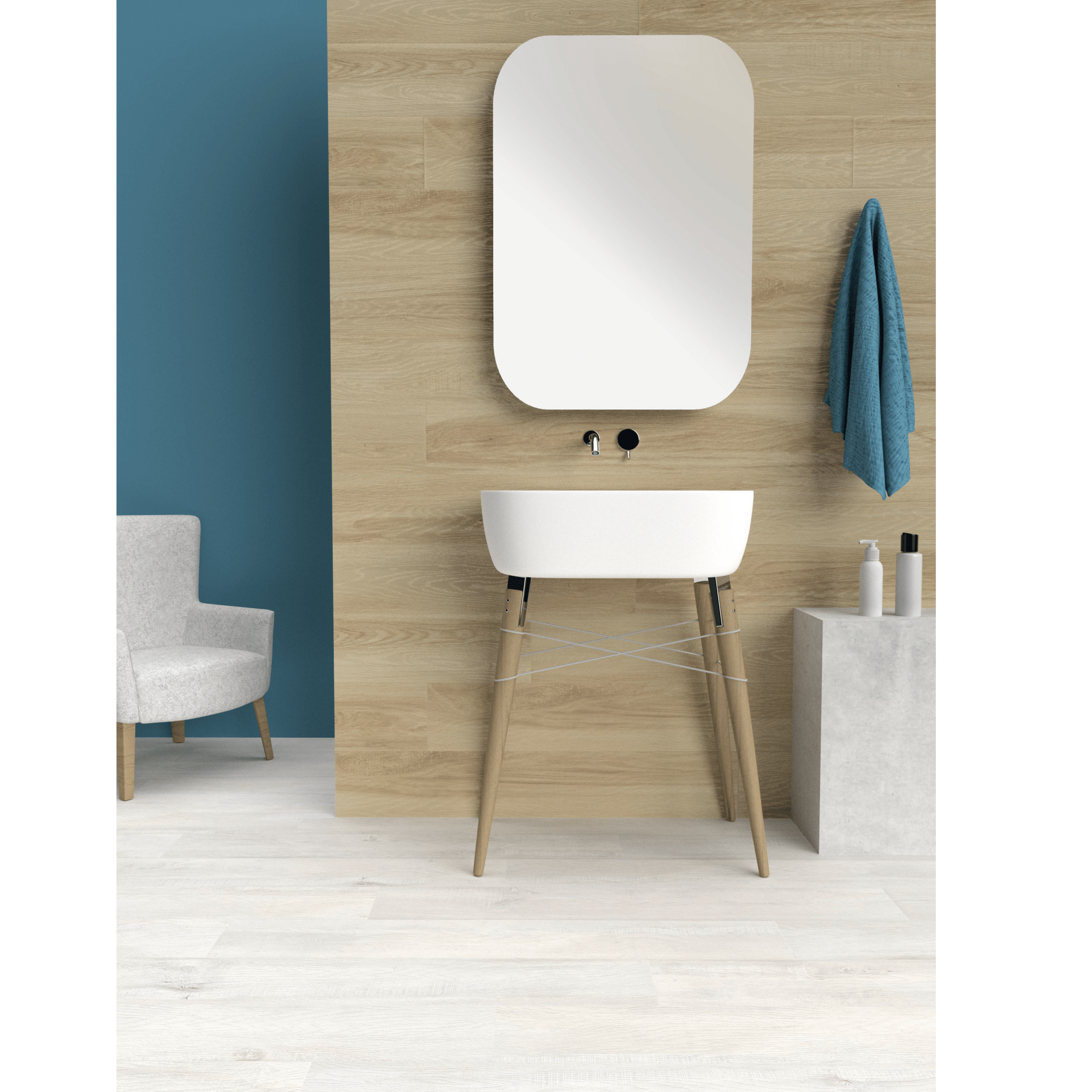 Savoia Italia Rettificato 20x120 "Elegance" White - Dabicasa