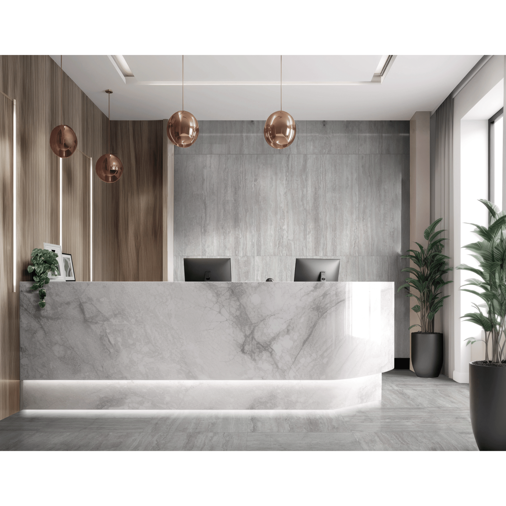 Savoia Rettificato 60x120 Cm "Travertine" Silver - Dabicasa
