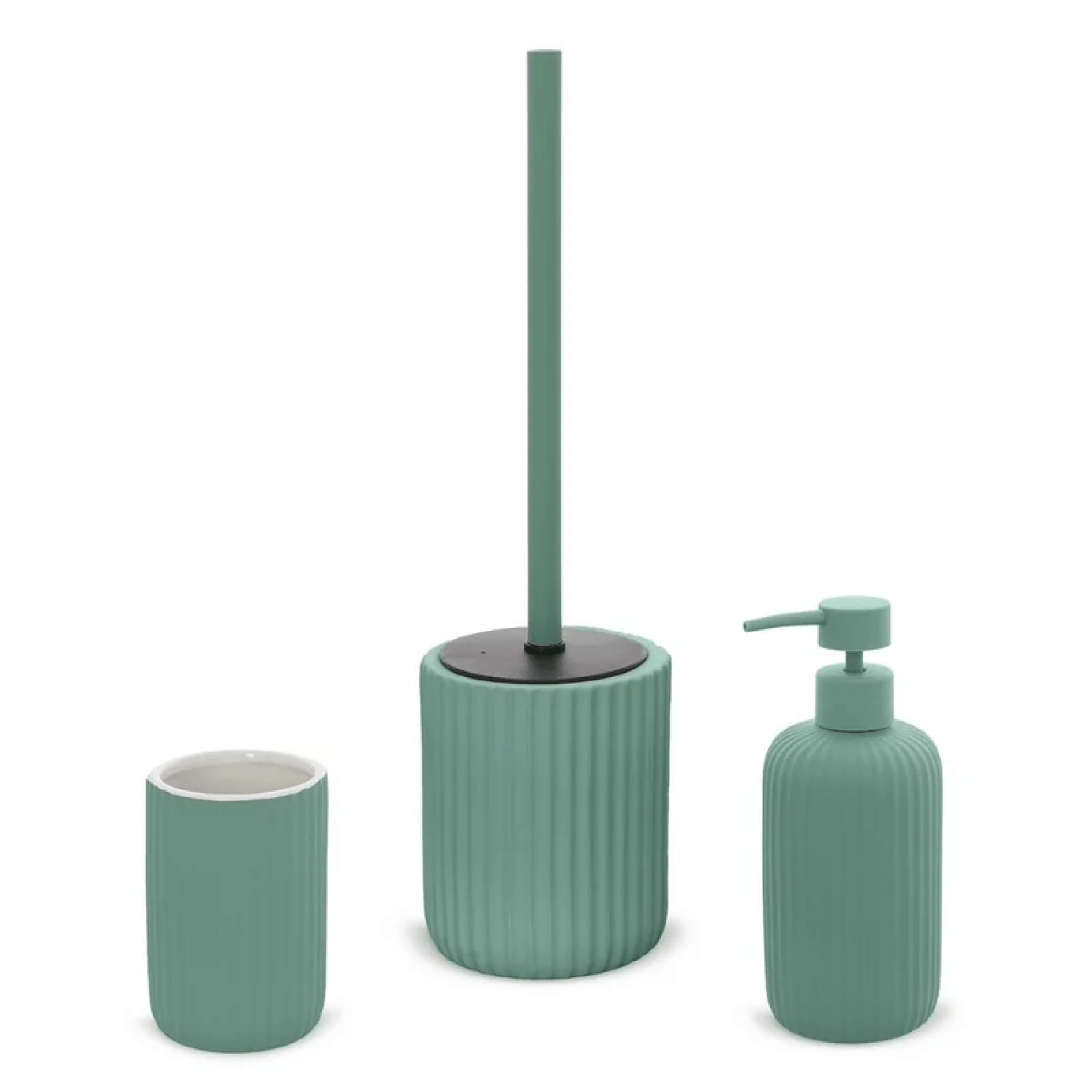 Set 3 Accessori D'Appoggio Feridras "Color" Verde - Dabicasa