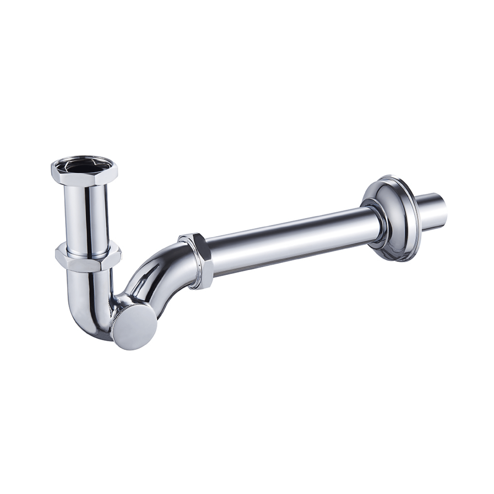 Sifone Ispezionabile Per Bidet Con Attacco Universale Feridras "Hidra" Cromo Lucido - Dabicasa