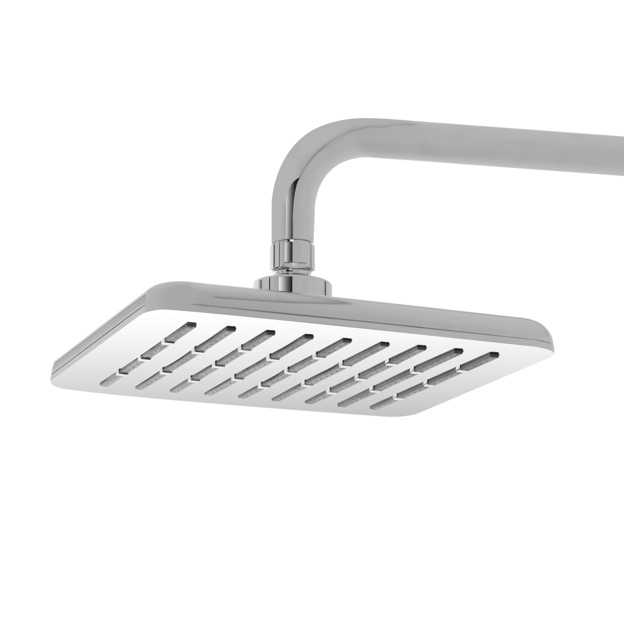 Soffione Doccia Quadrato Anticalcare 20x20 Feridras "Hidra Style" Cromo Lucido - Dabicasa