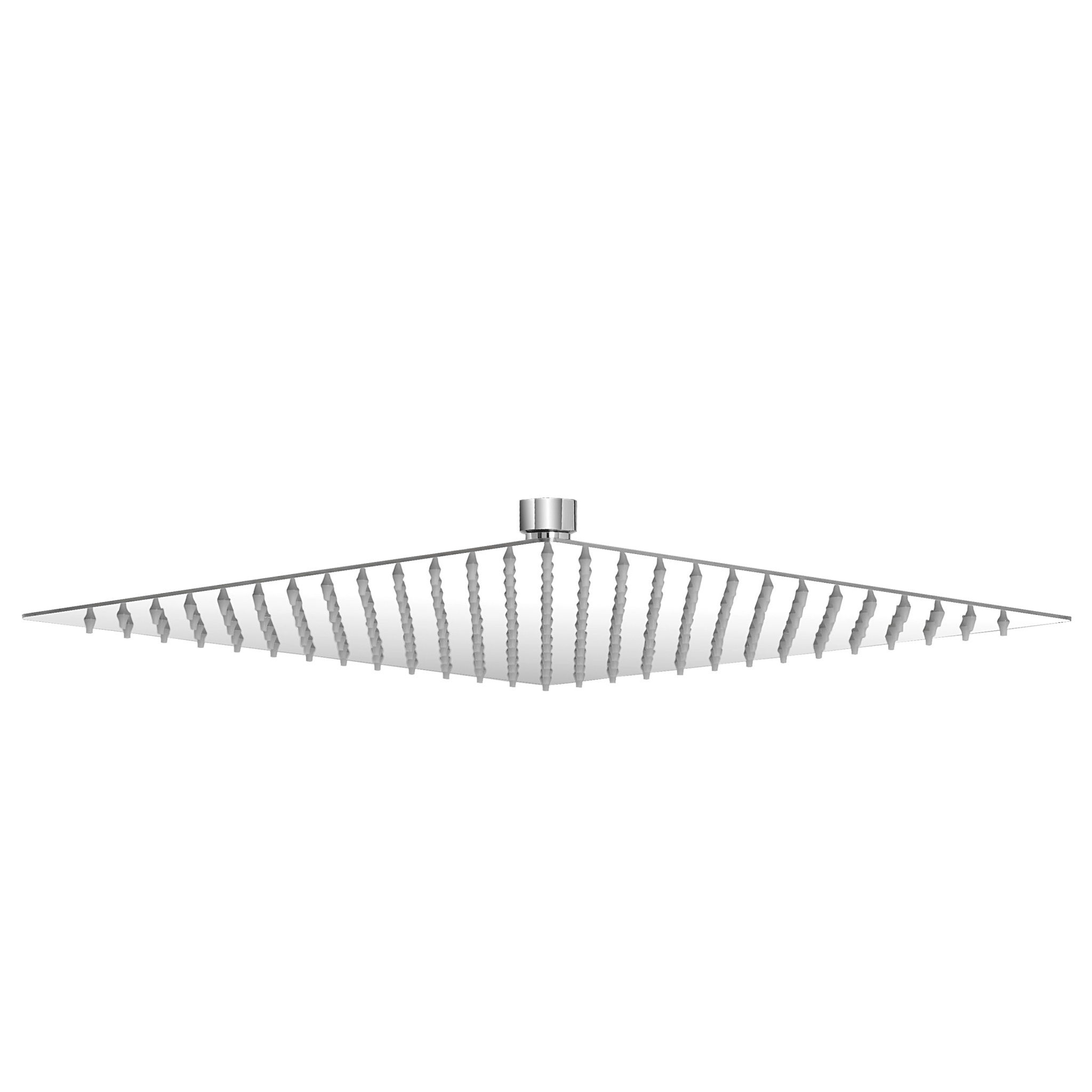 Soffione Doccia Quadro Anticalcare 30x30 Cm Feridras "Platinum" Cromo Lucido - Dabicasa