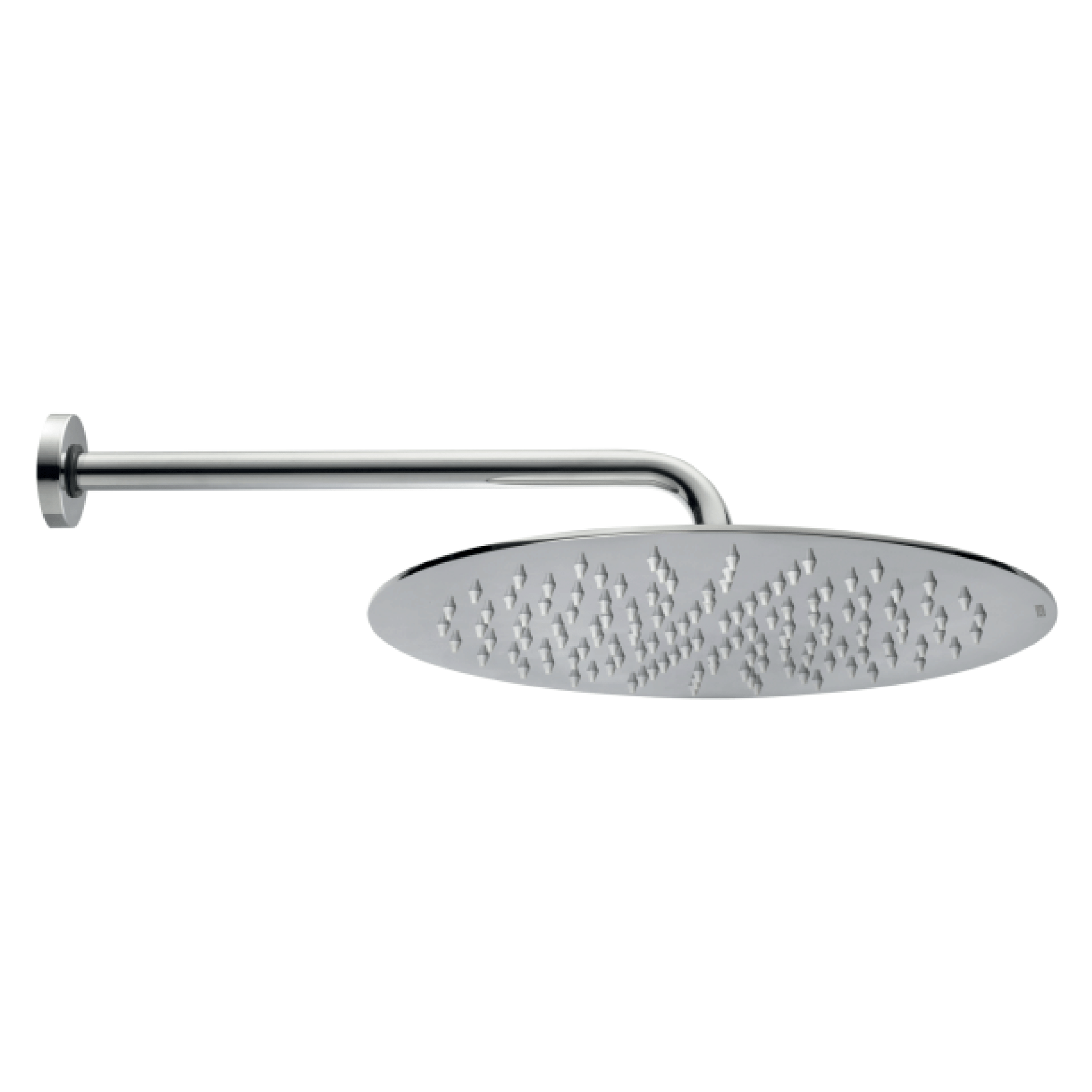 Soffione Doccia Tondo 20 Cm e Braccio 30 Cm Anticalcare Bossini "Tetis" Cromo Lucido - Dabicasa