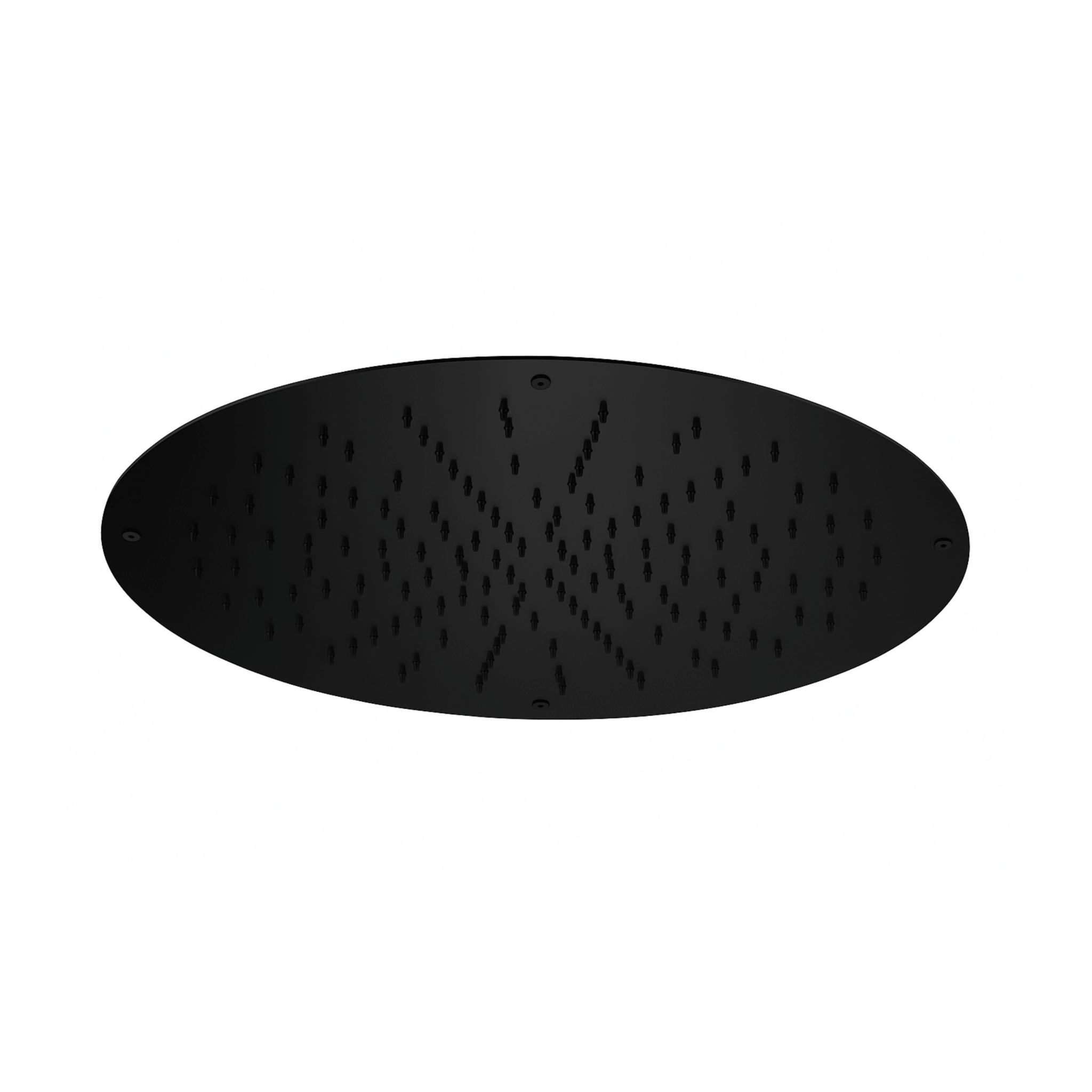 Soffione Doccia Tondo a Soffitto Effetto Pioggia 44 Cm Bongio "Wellness" Nero Opaco - Dabicasa