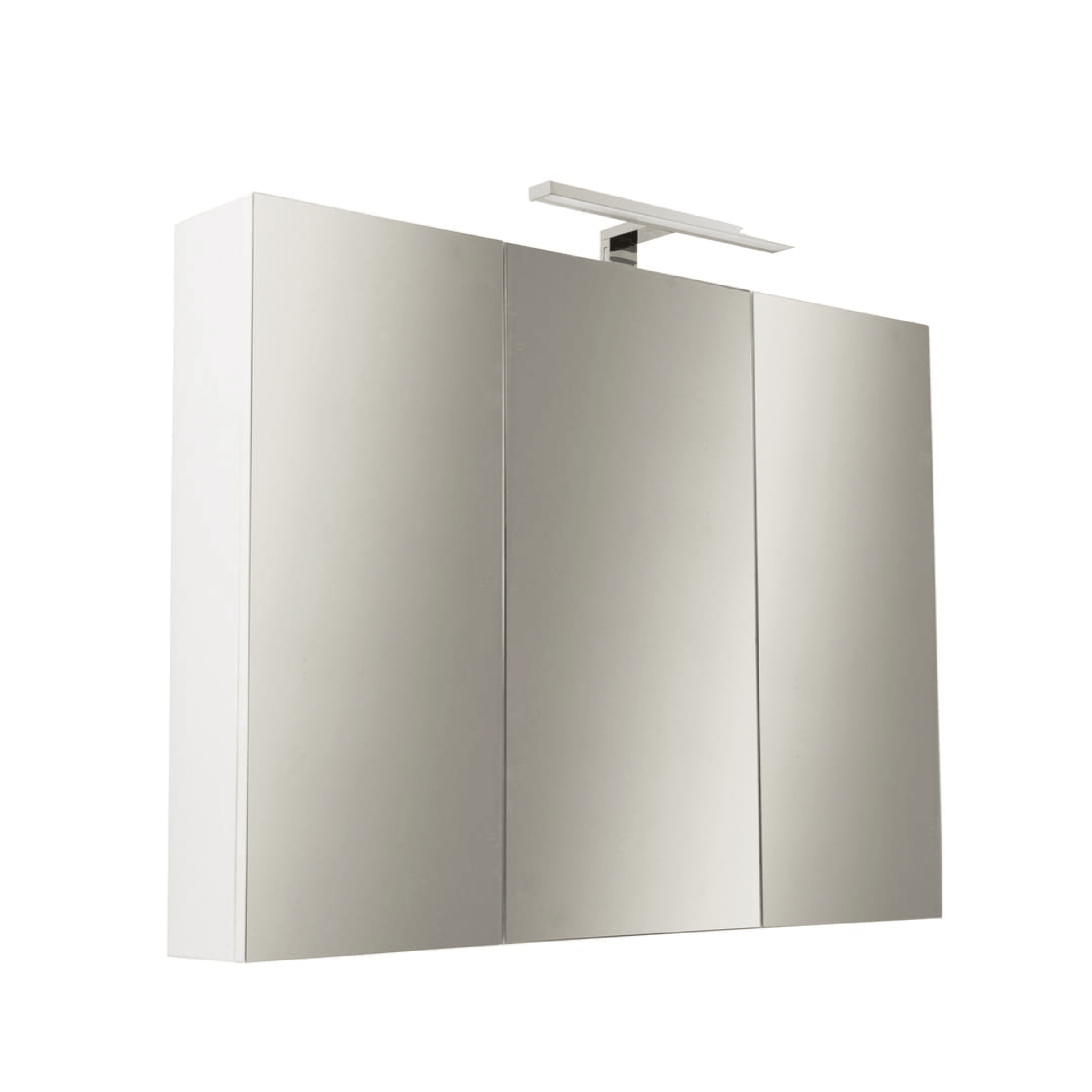 Specchio Contenitore 100x60 Due Ante Con Illuminazione Led Savini "Specchiere" - Dabicasa