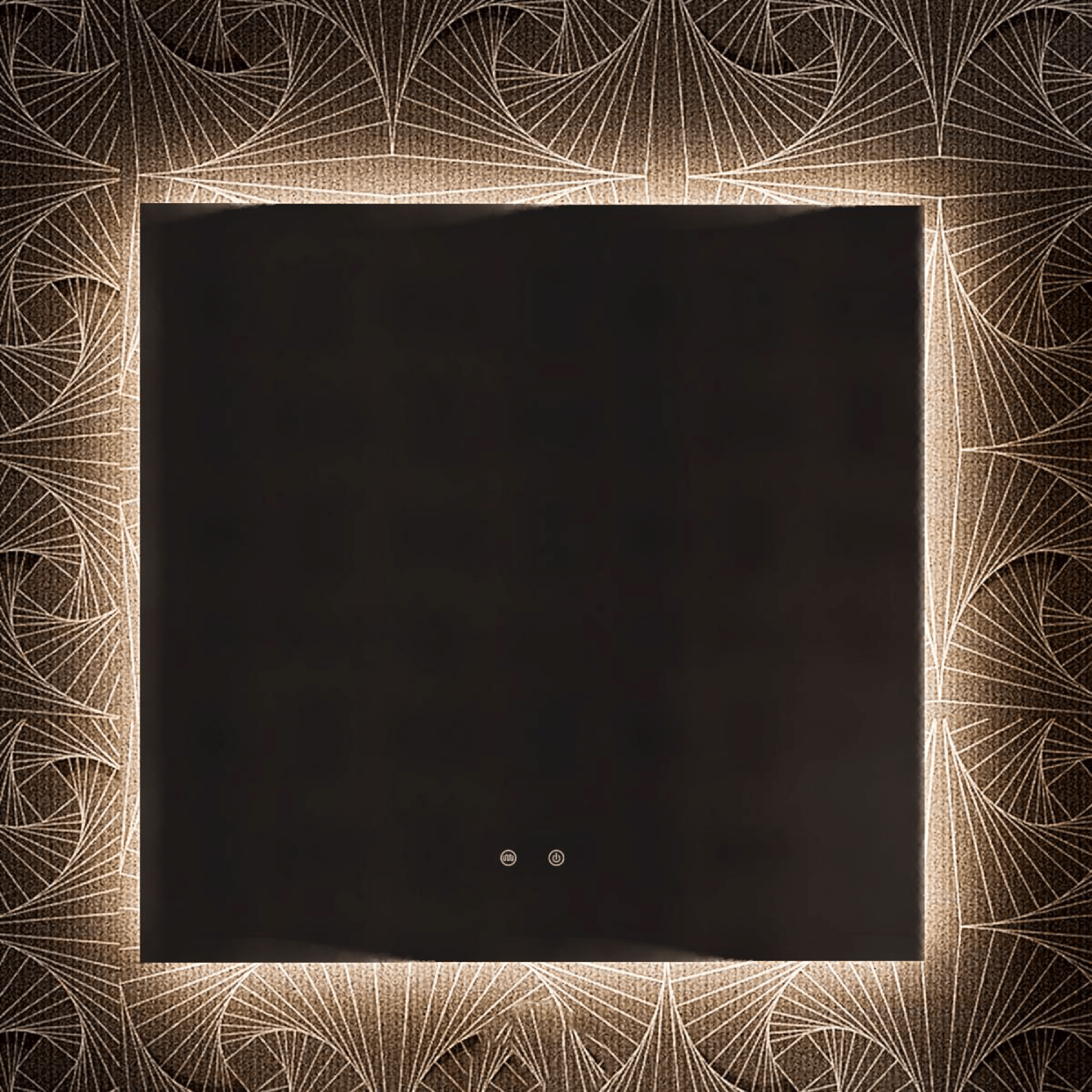 Specchio Rettangolare 80x100 Retroilluminato Nofer "Sun" - Dabicasa