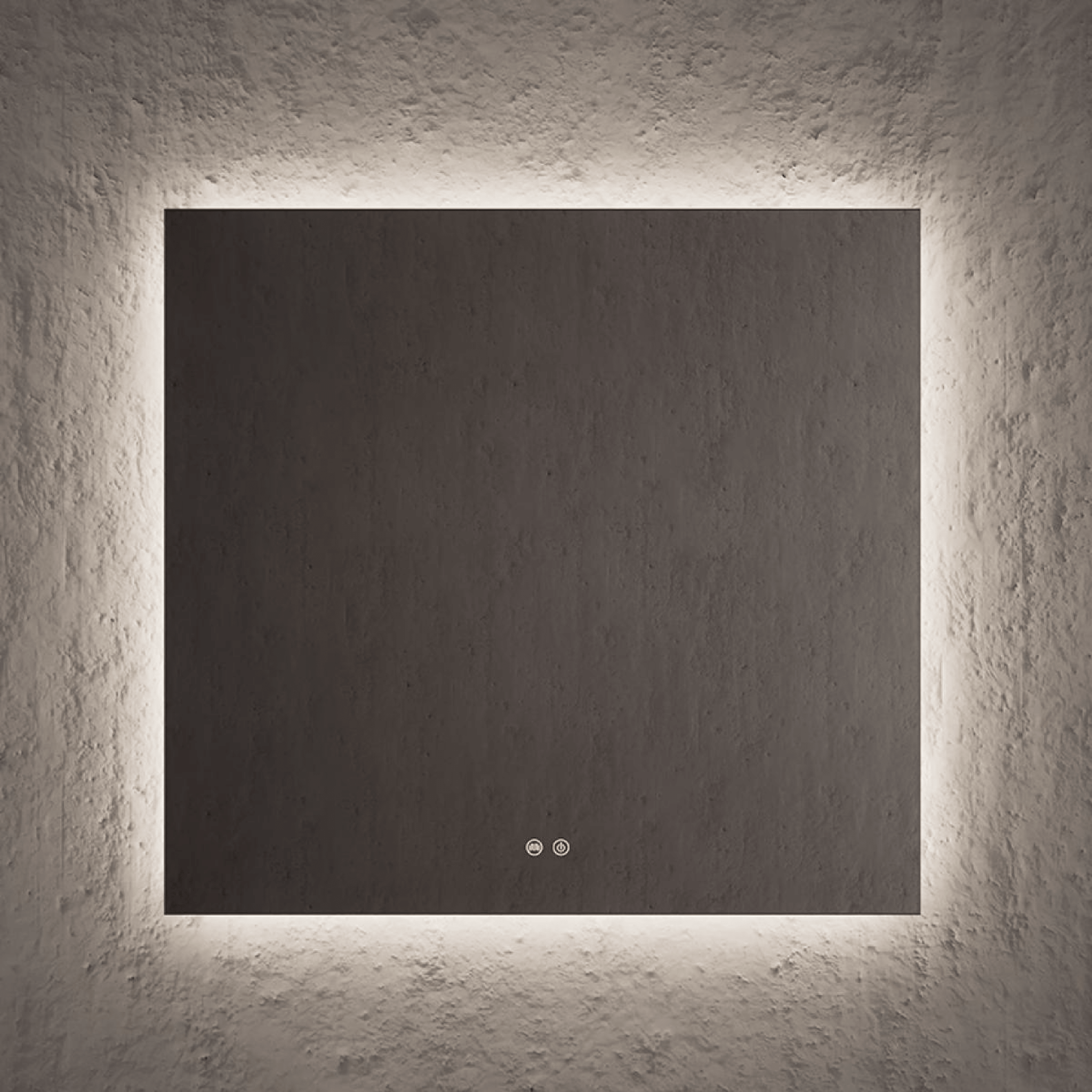 Specchio Rettangolare 80x100 Retroilluminato Nofer "Sun" - Dabicasa