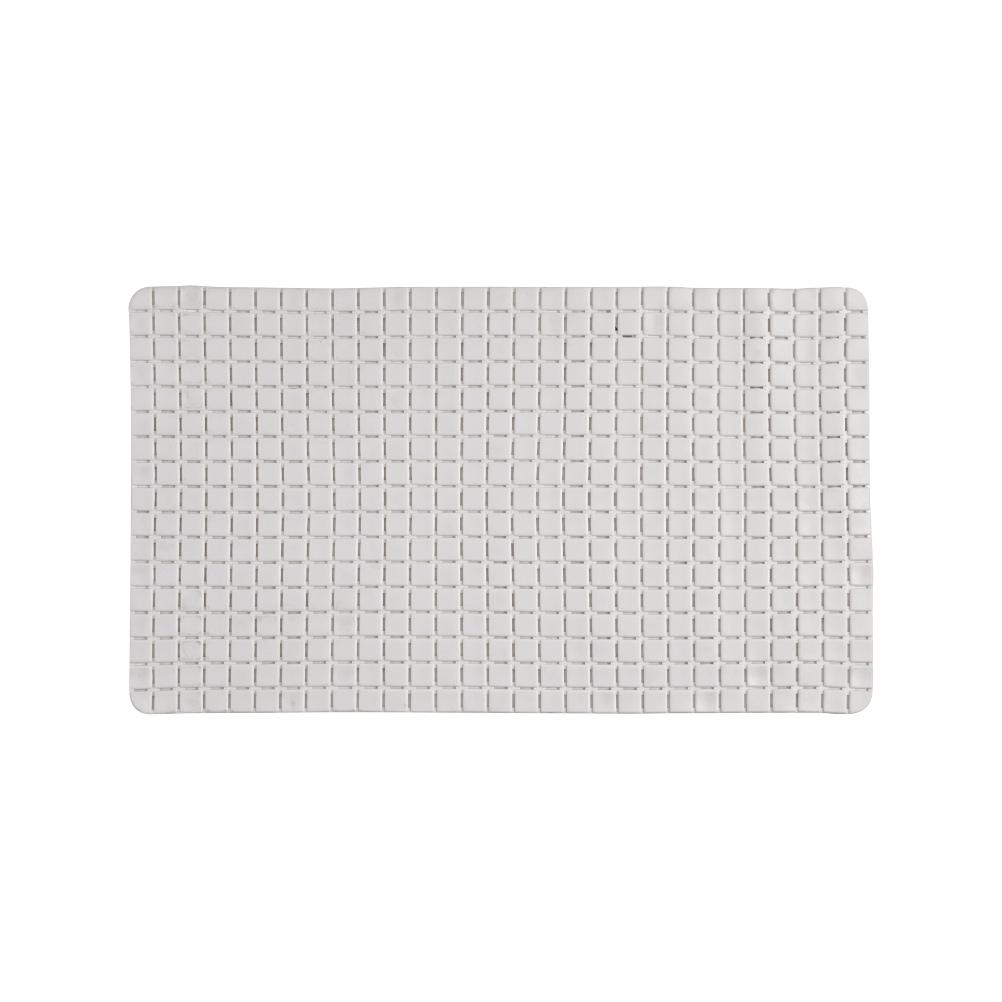 Tappeto Doccia Antiscivolo 40x70 Feridras "Mosaico Q" Bianco - Dabicasa