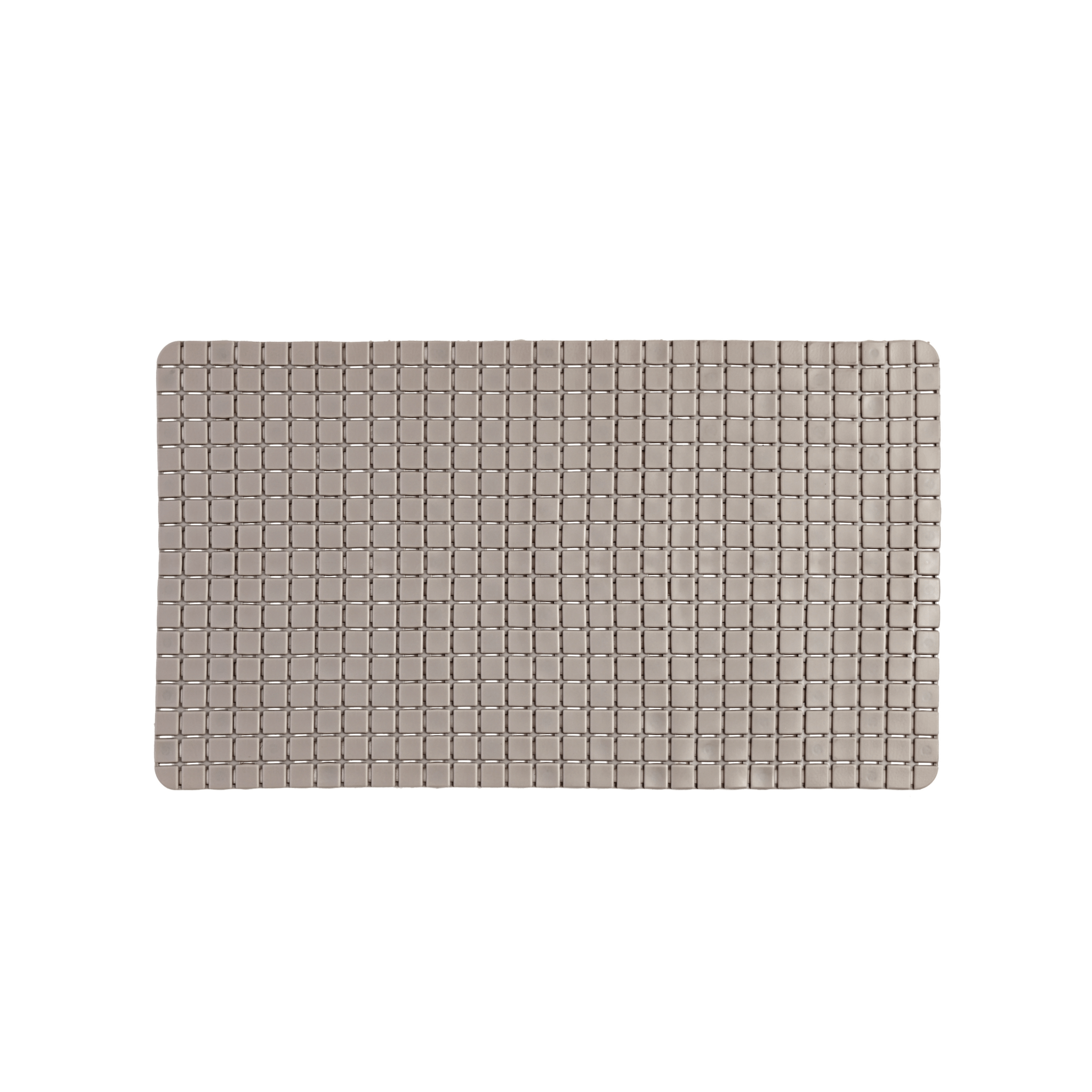 Tappeto Doccia Antiscivolo 40x70 Feridras "Mosaico Q" Tortora - Dabicasa