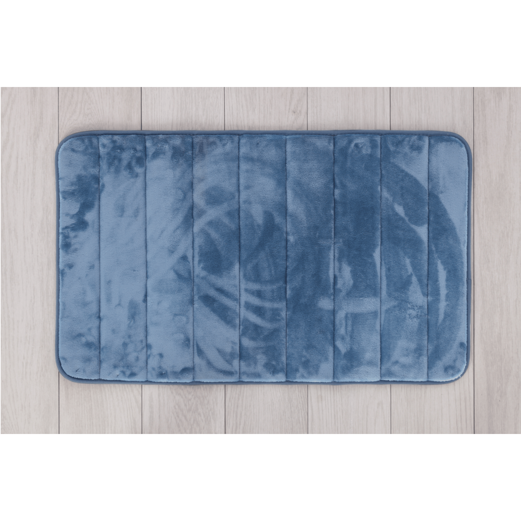 Tappeto Doccia Antiscivolo 50x90 Cm Feridras "Memo" Blu Pastello - Dabicasa