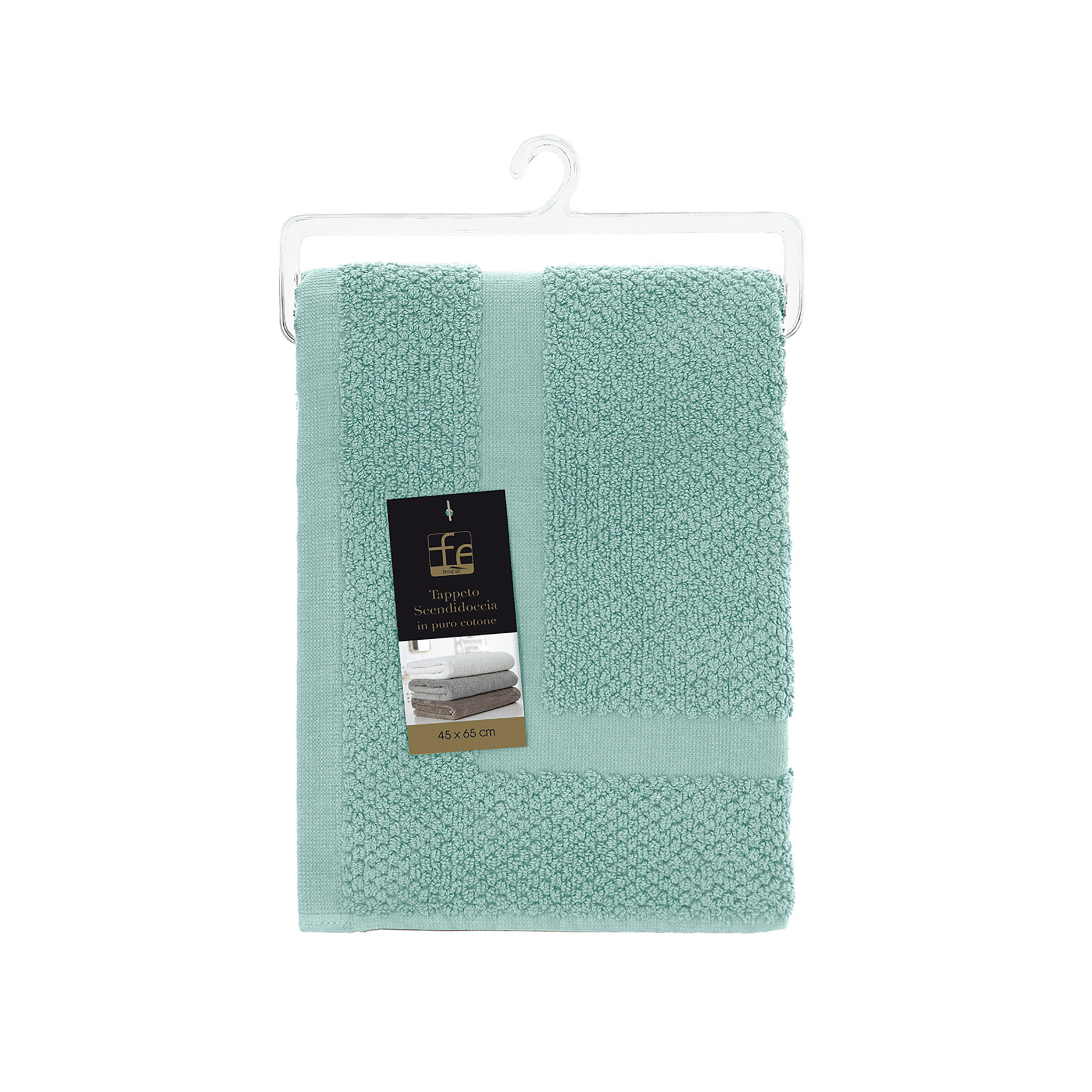 Tappeto Scendidoccia 45x65 Cm Feridras "Gold" Acqua Marina - Dabicasa