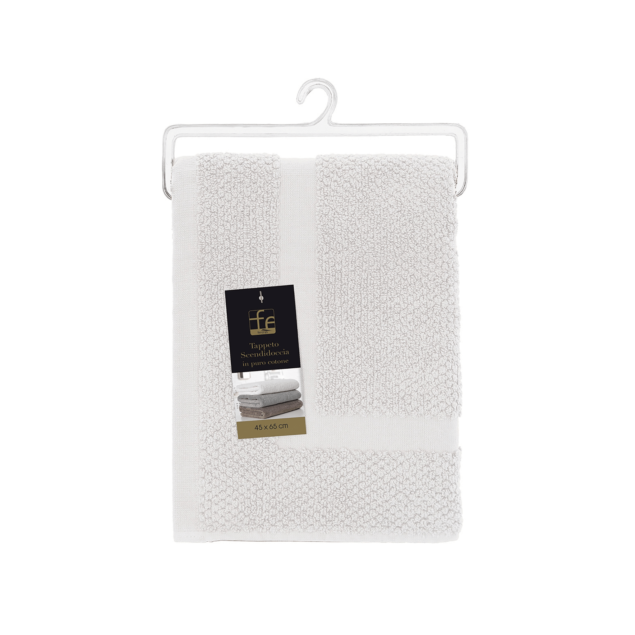 Tappeto Scendidoccia 45x65 Cm Feridras "Gold" Bianco - Dabicasa