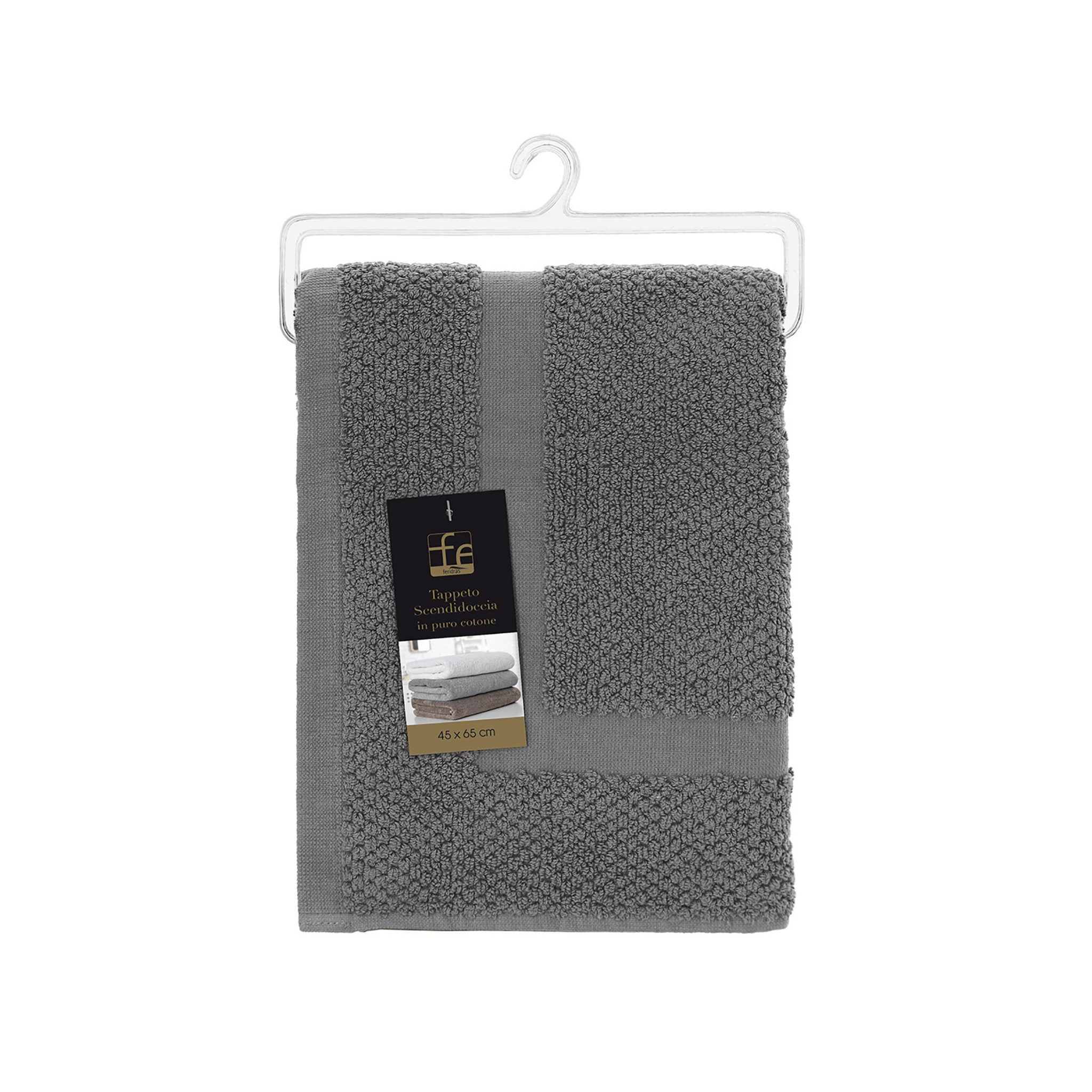 Tappeto Scendidoccia 45x65 Cm Feridras "Gold" Grigio - Dabicasa