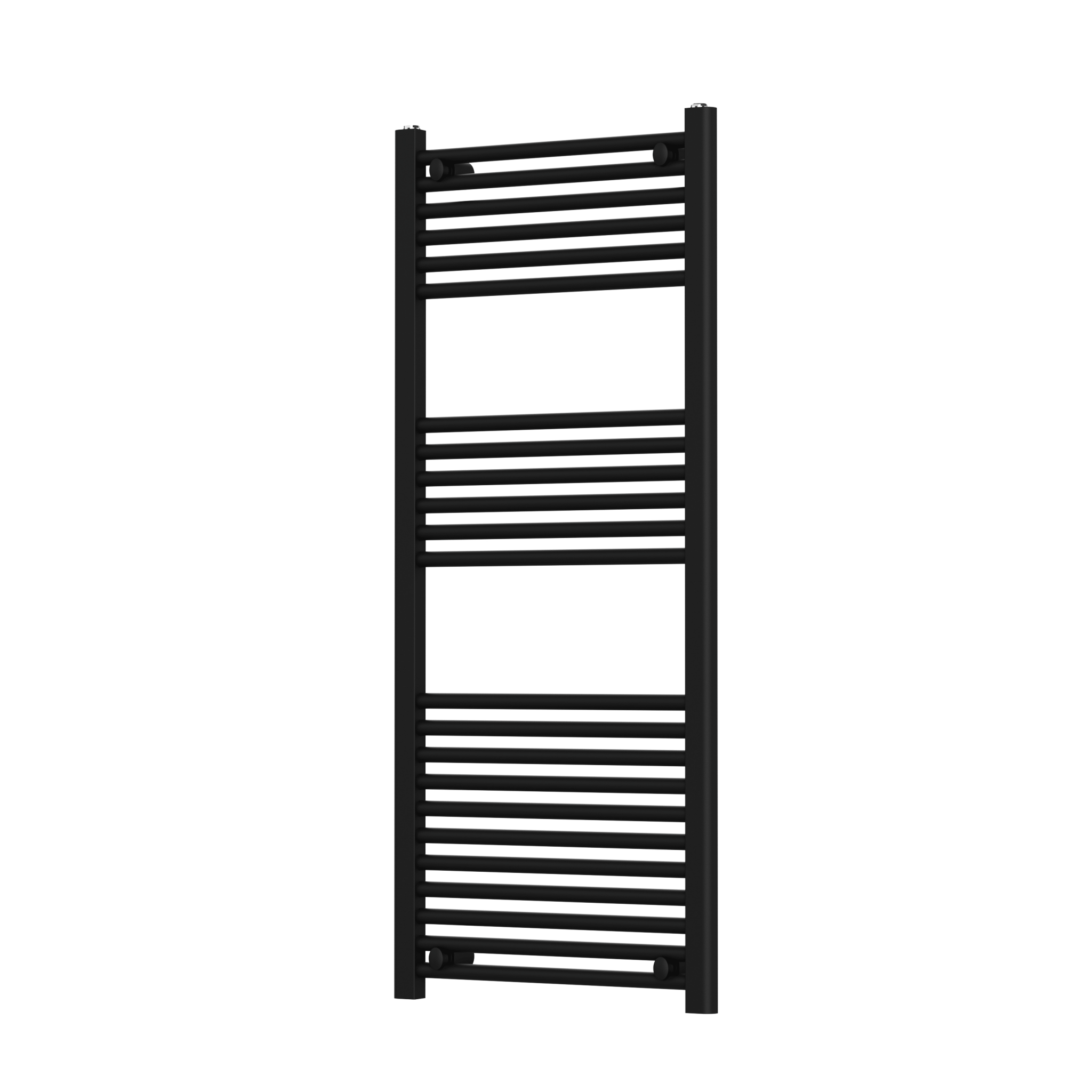 Termoarredo Dritto 120x50 Interasse 45 Cm Feridras Nero Opaco - Dabicasa
