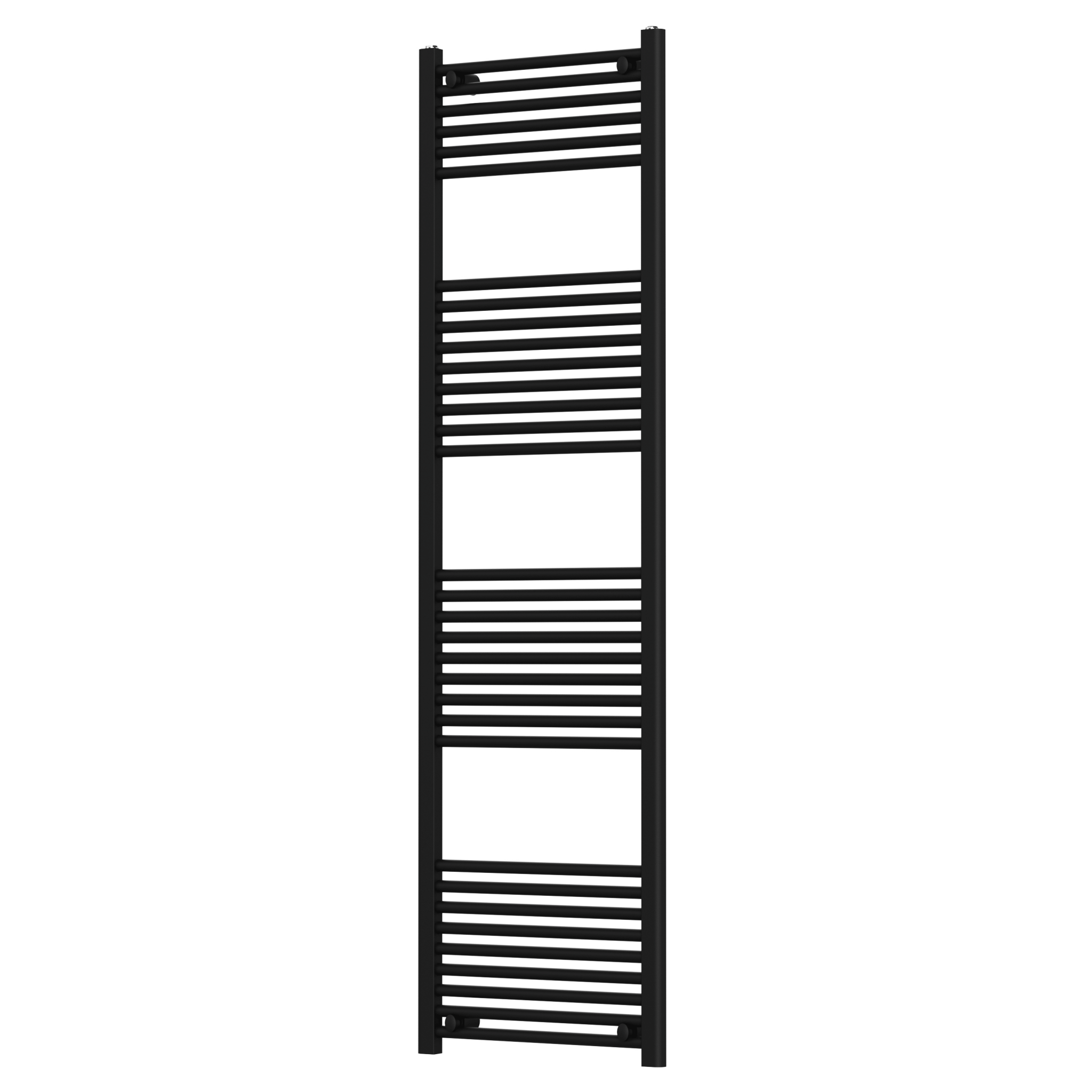 Termoarredo Dritto 180x50 Interasse 45 Cm Feridras Nero Opaco - Dabicasa