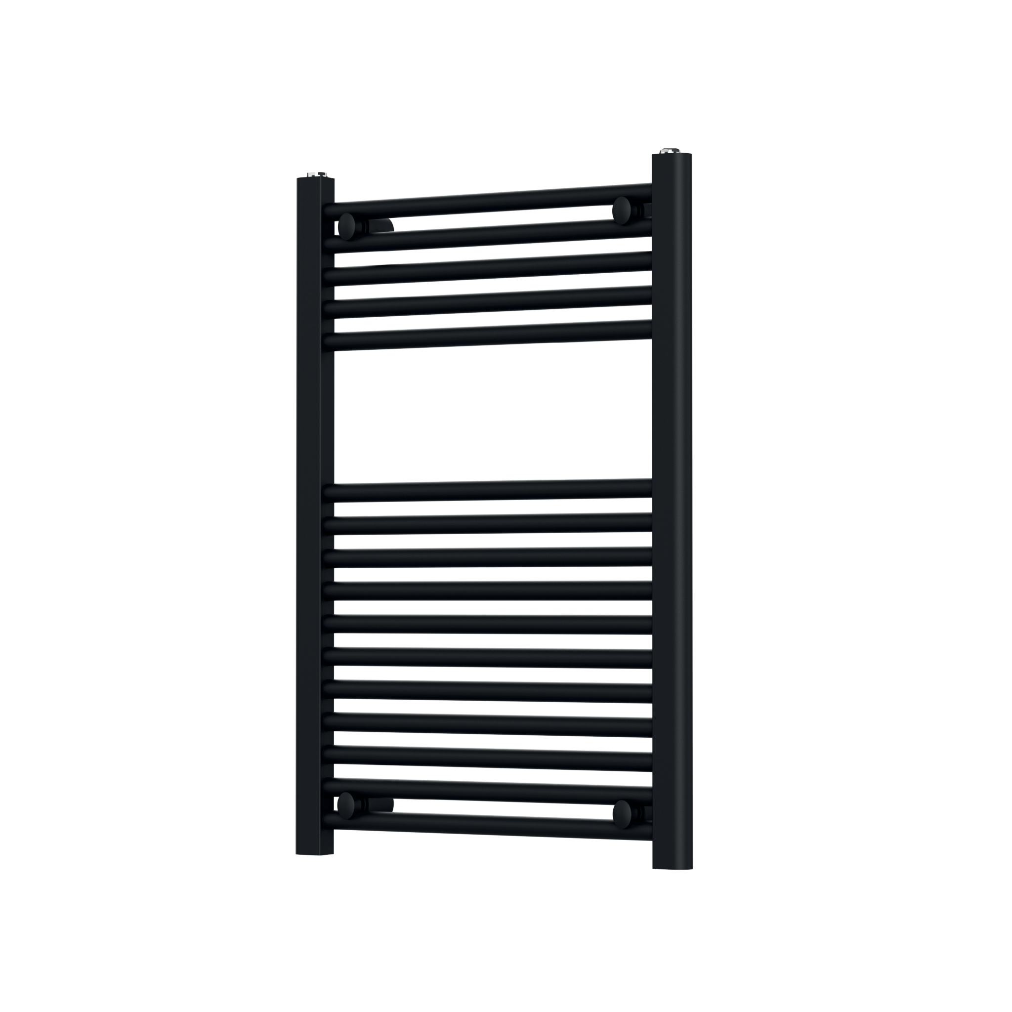 Termoarredo Dritto 50x77 Interasse 45 Cm Feridras Nero Opaco - Dabicasa