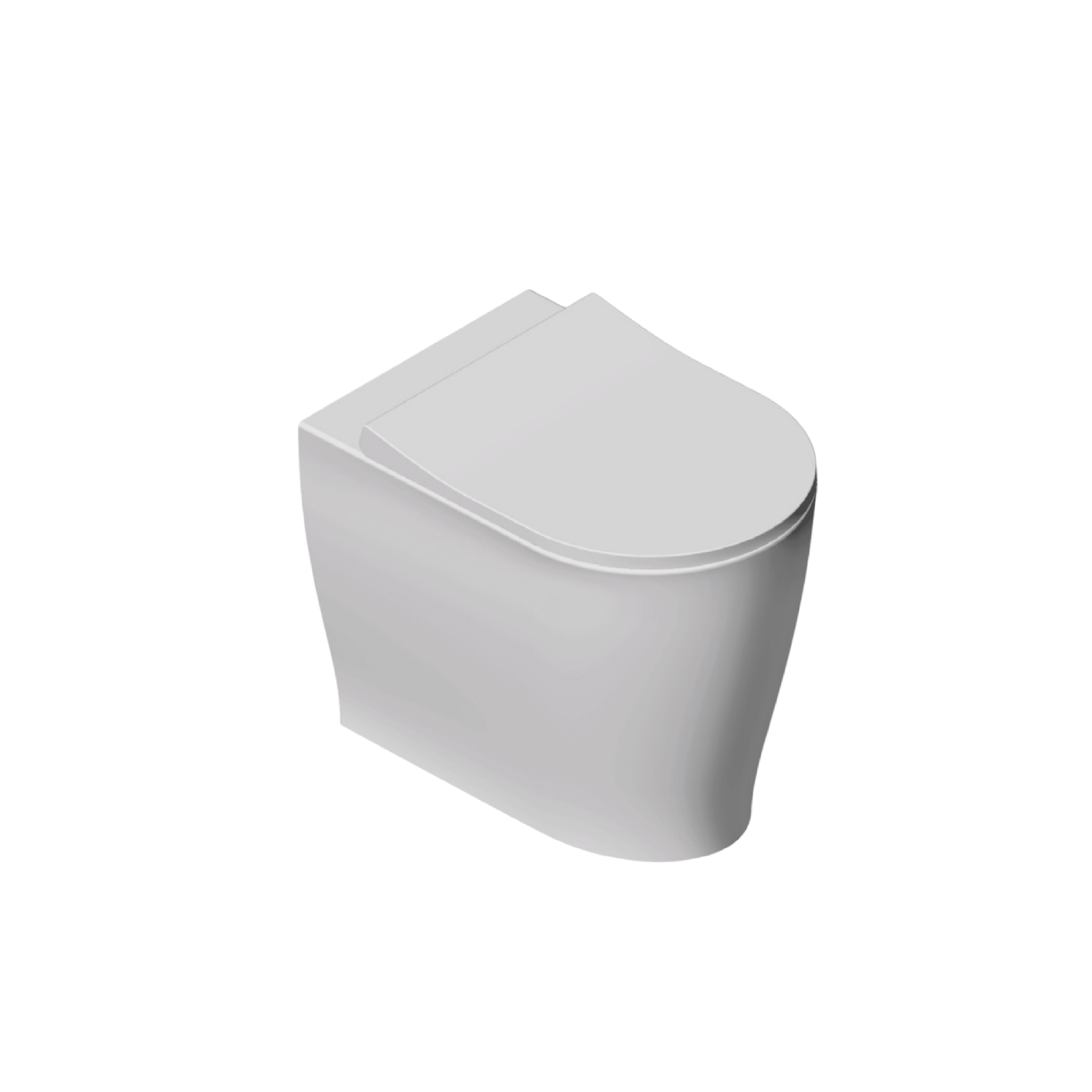 Wc a Terra Senza Brida Domus Falerii "Multipla" Bianco Lucido