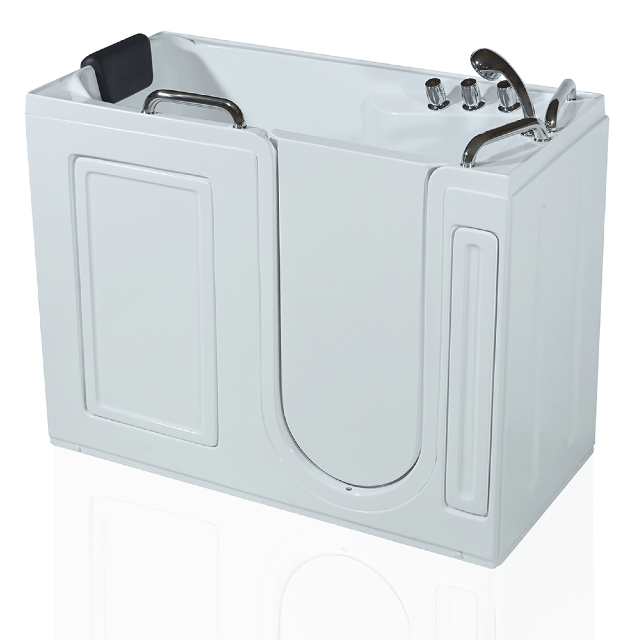 Vasca Da Bagno Per Anziani 133x67 Con Apertura Esterna a Dx Feridras "Ghibli" Bianco - Dabicasa