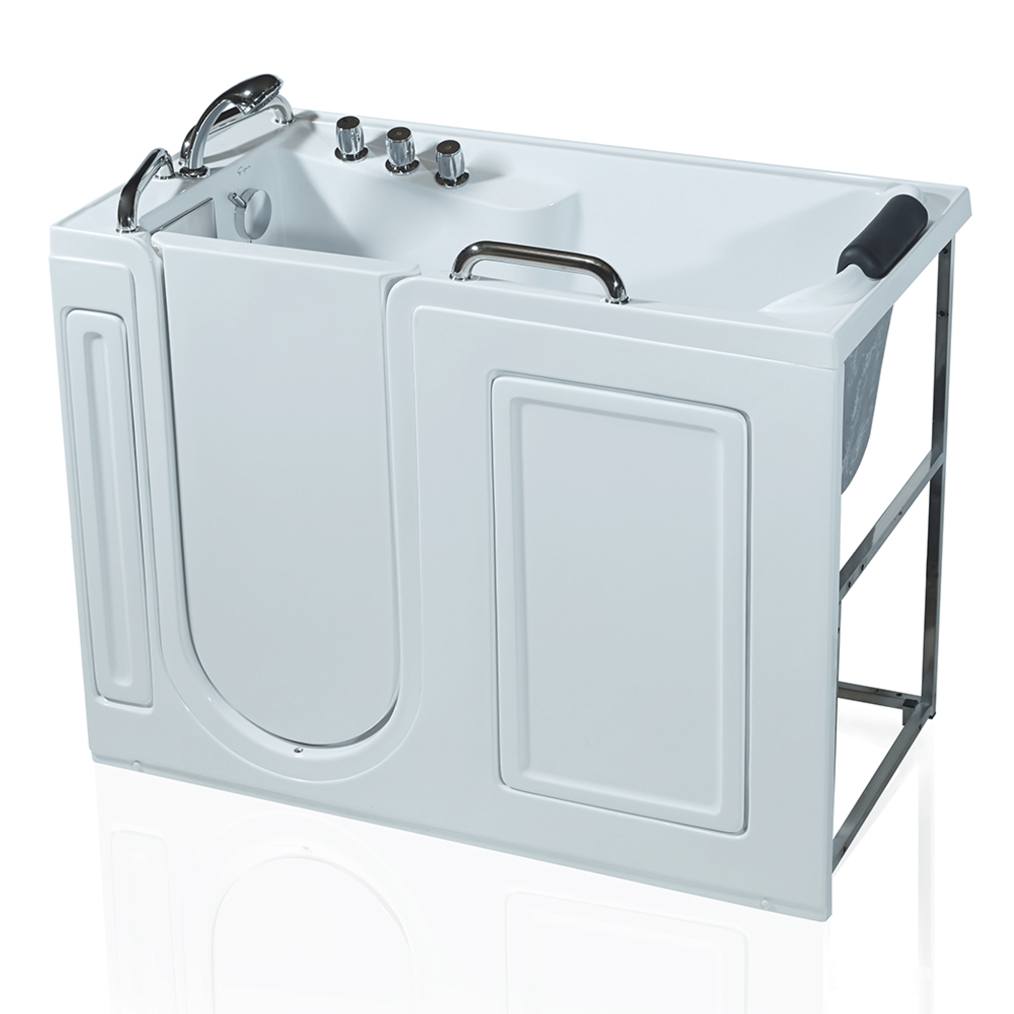 Vasca Da Bagno Per Anziani 133x67 Con Apertura Esterna a Sx Feridras "Ghibli" Bianco - Dabicasa