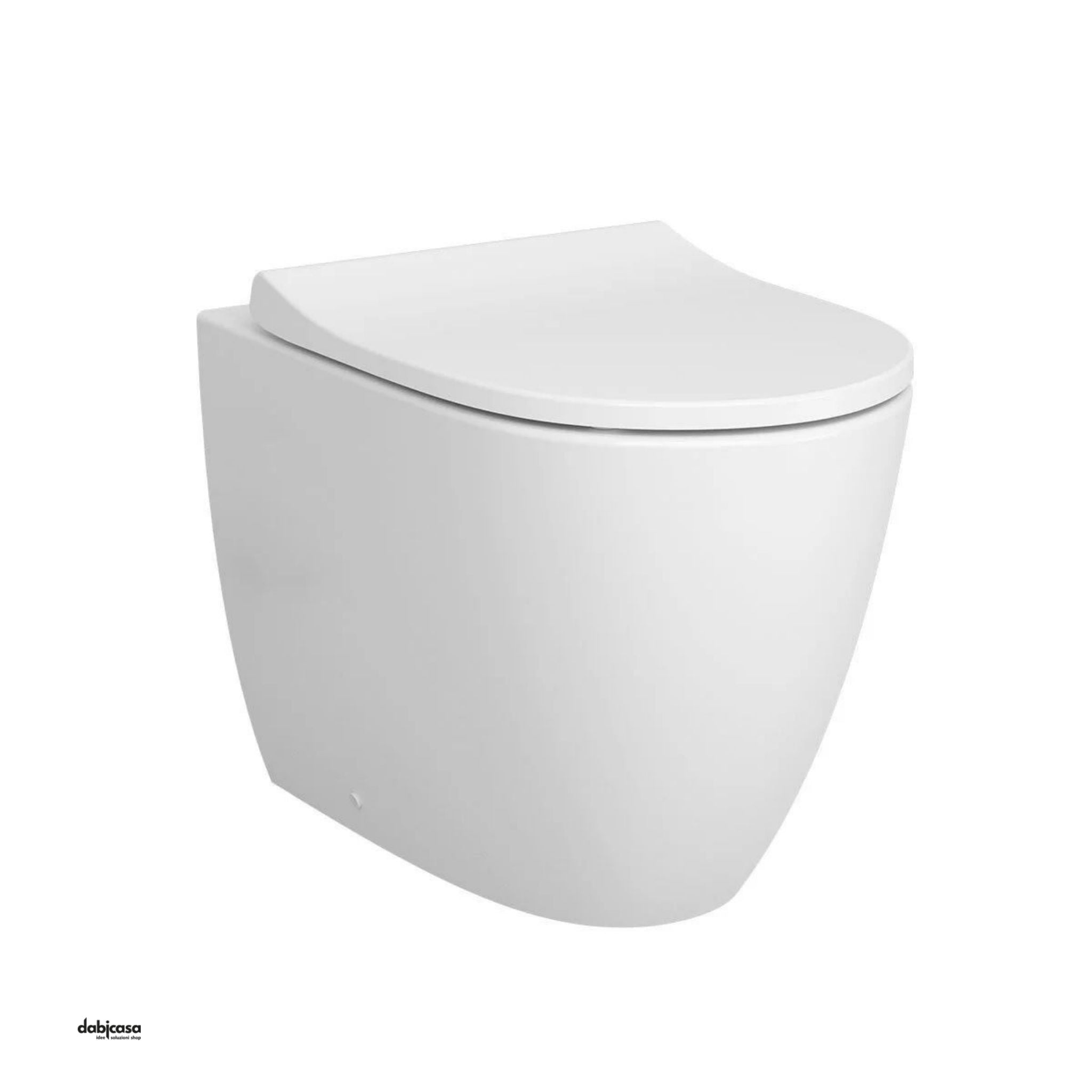 Vitra "Sento" Wc Da Terra Filo Muro Bianco Lucido Senza Brida - Dabicasa