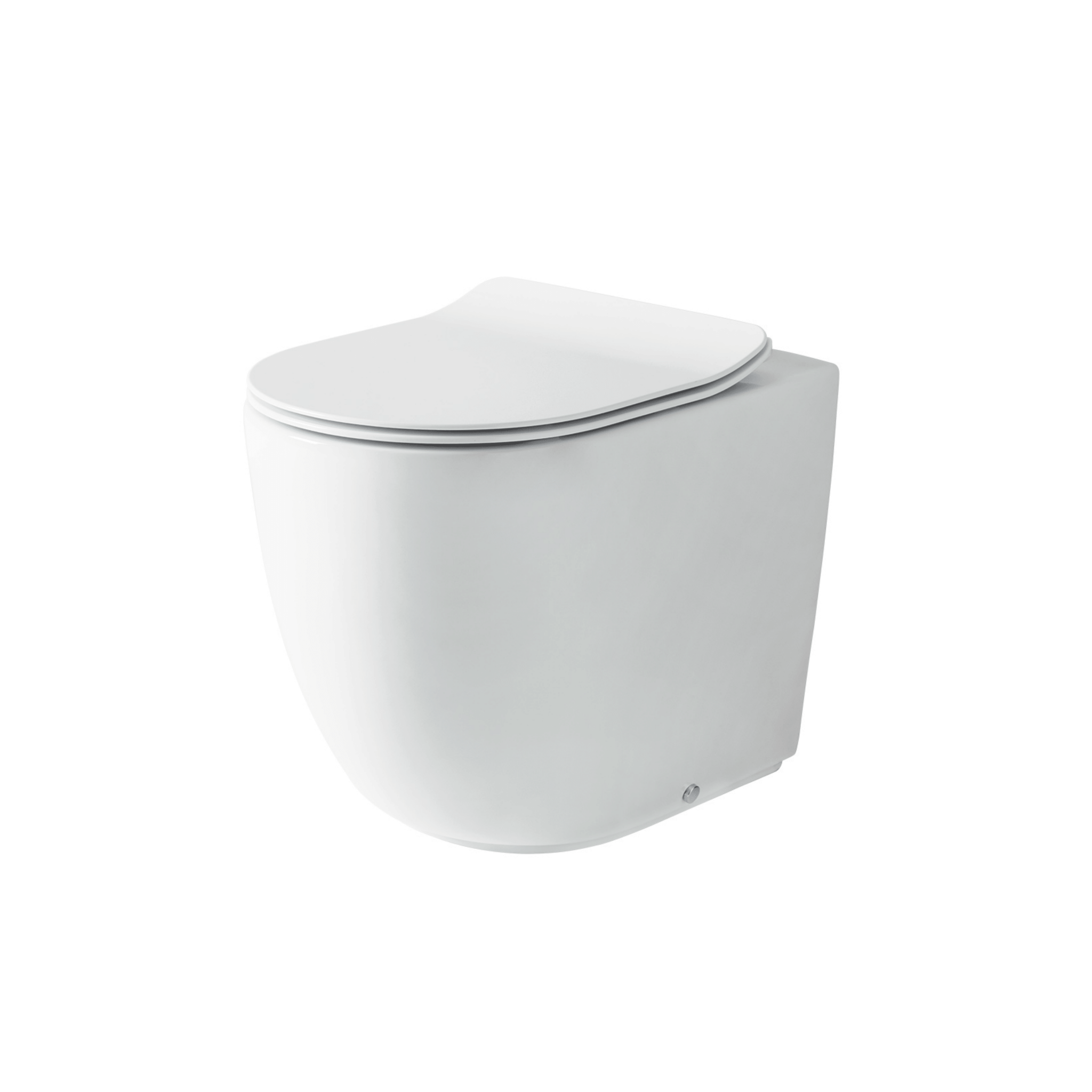 Wc a Terra Senza Brida The ArtCeram "File 2.0" Bianco Lucido - Dabicasa