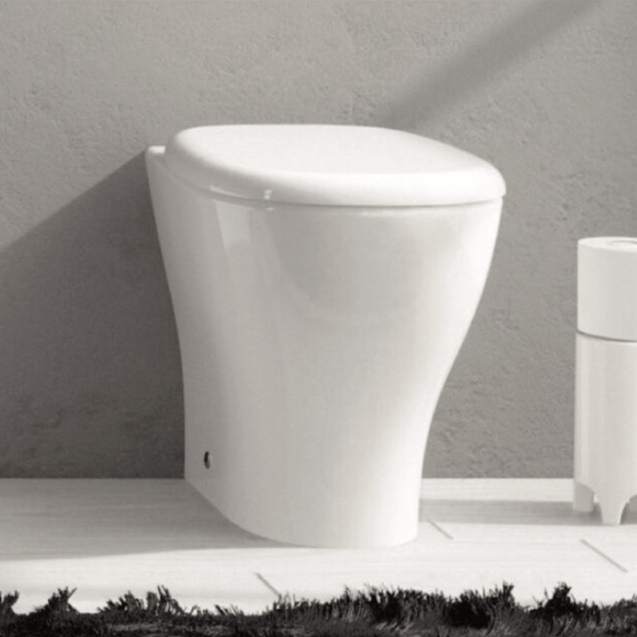 Wc a Terra Senza Brida The ArtCeram "Ten" Bianco Lucido - Dabicasa