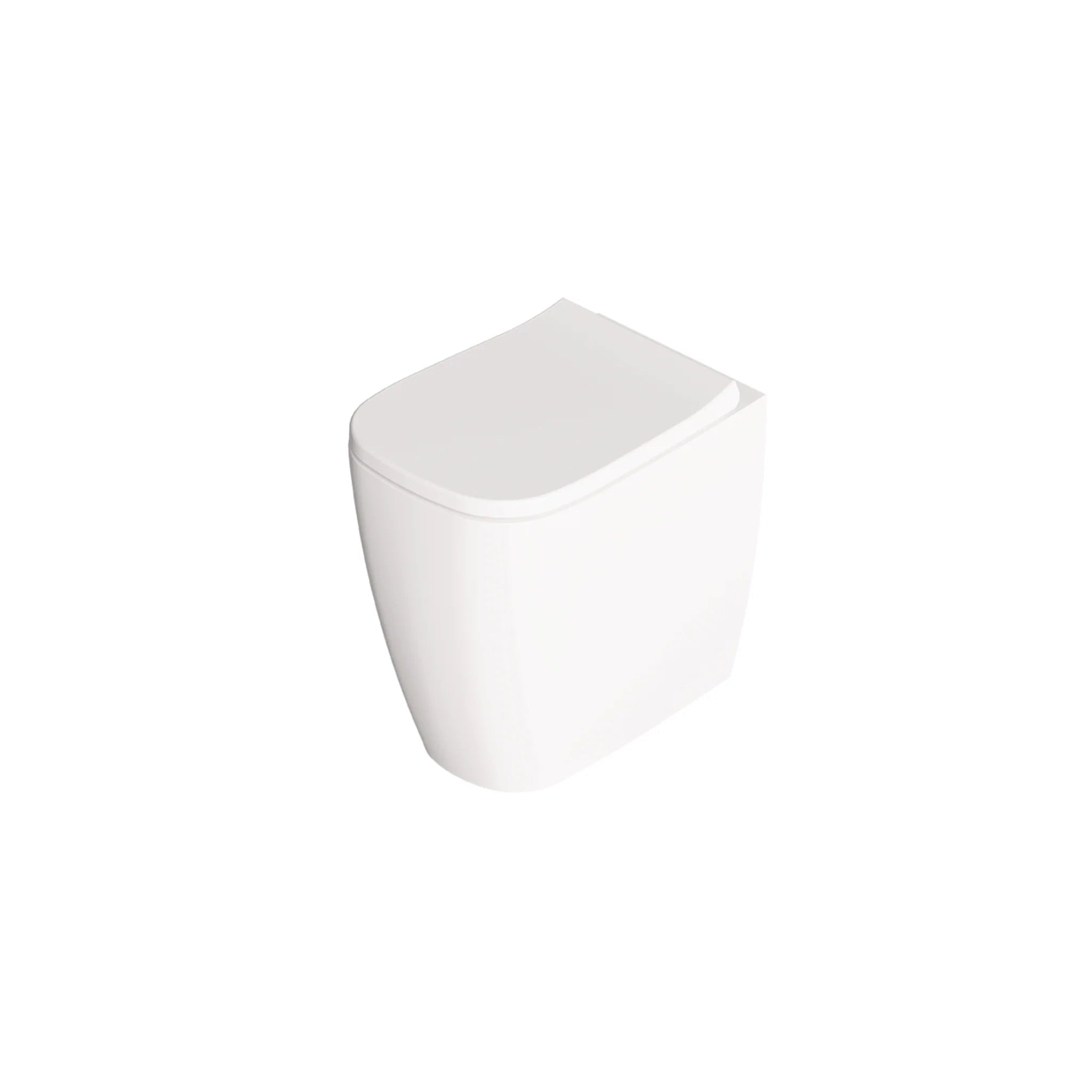 Wc a Terra Senza Brida Traslato Alice Ceramica "Wunder" Bianco Lucido - Dabicasa