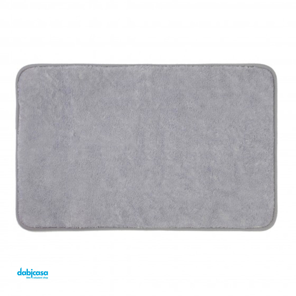 Tappeto per doccia antiscivolo grigio 45x75 cm in poliestere Nuvola