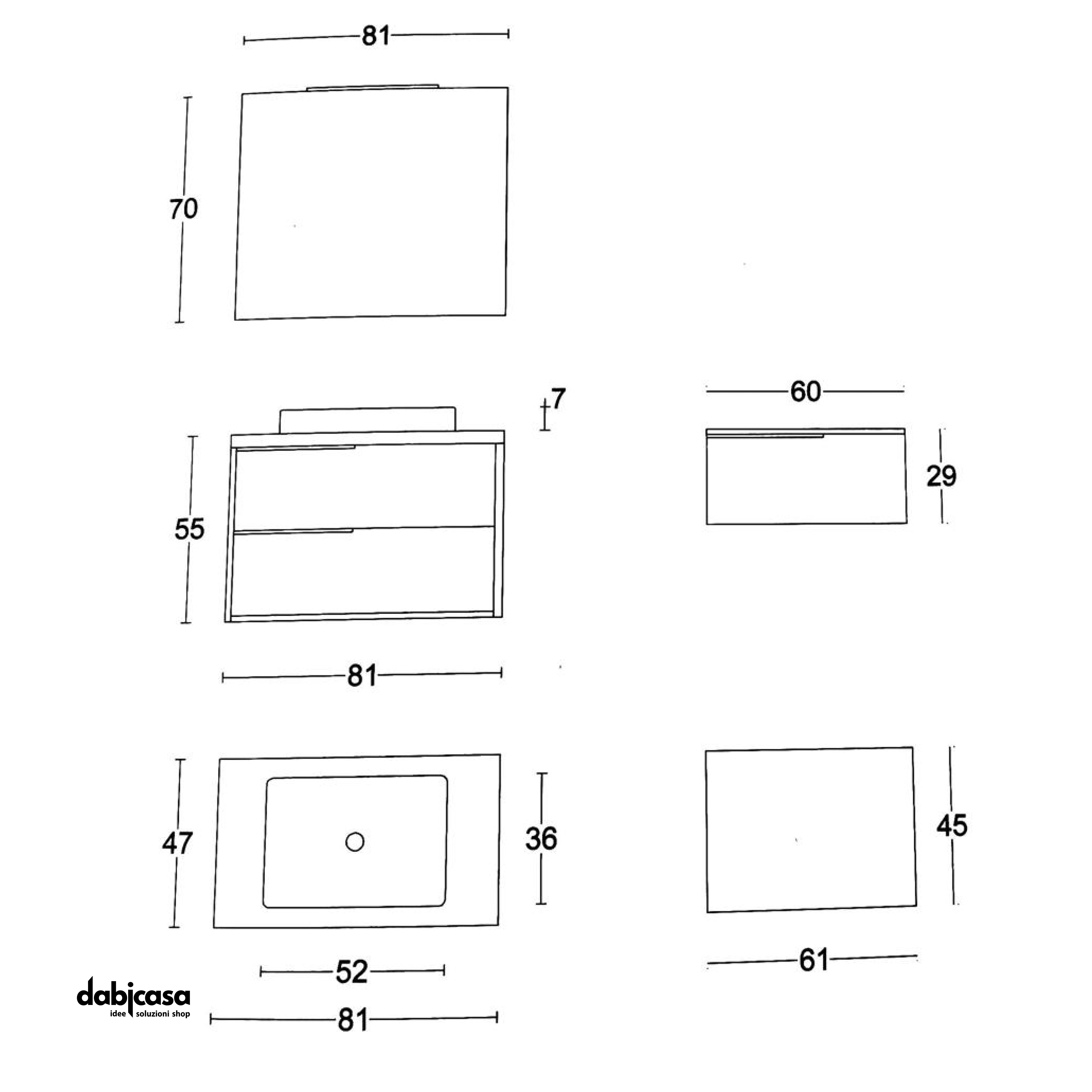 Acquista ora box doccia Box Doccia per Nicchia Hawaii 80cm in